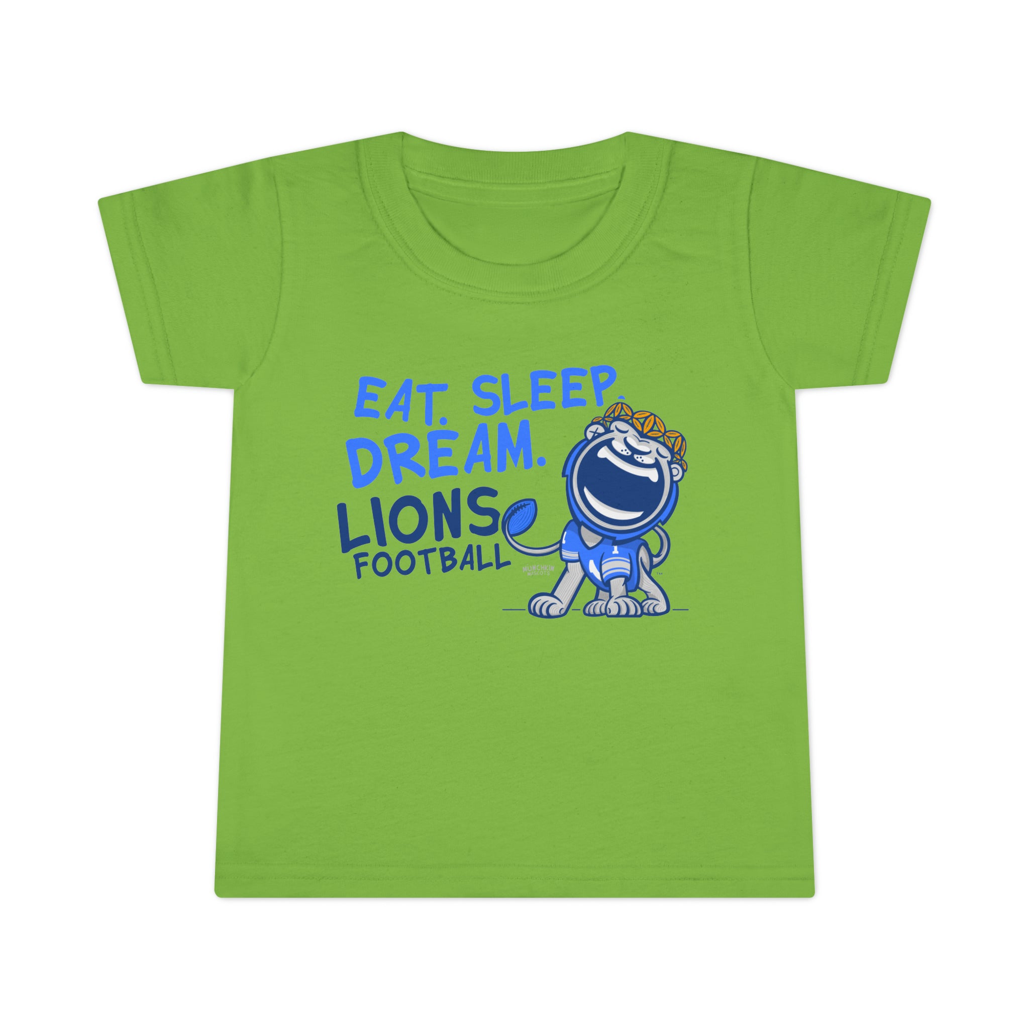 Toddler T-shirt - Eat Sleep Dream - Lil' Miss Roary DET Football