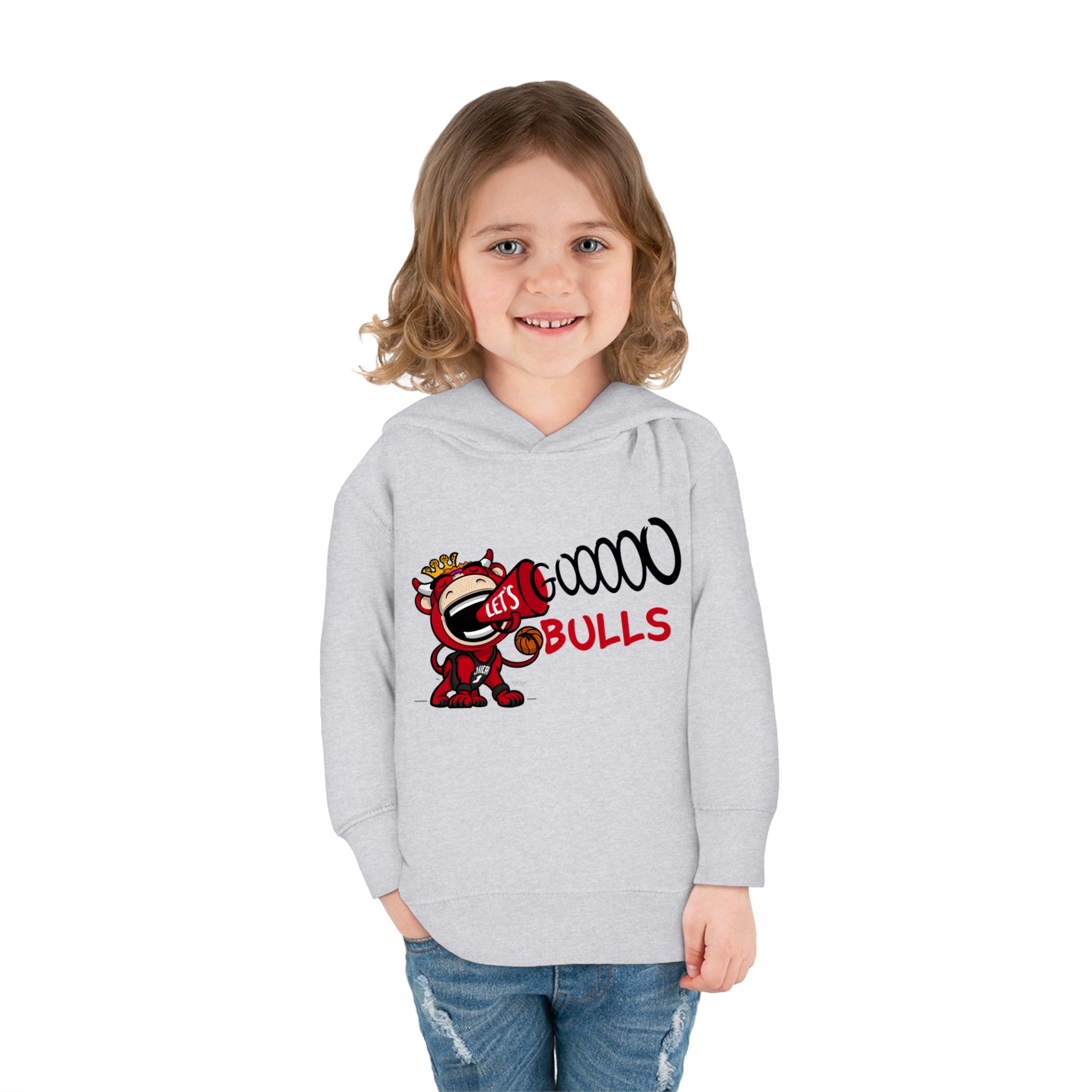 Toddler Pullover Fleece Hoodie - Let's Go - Lil' Benny CHI Basketball