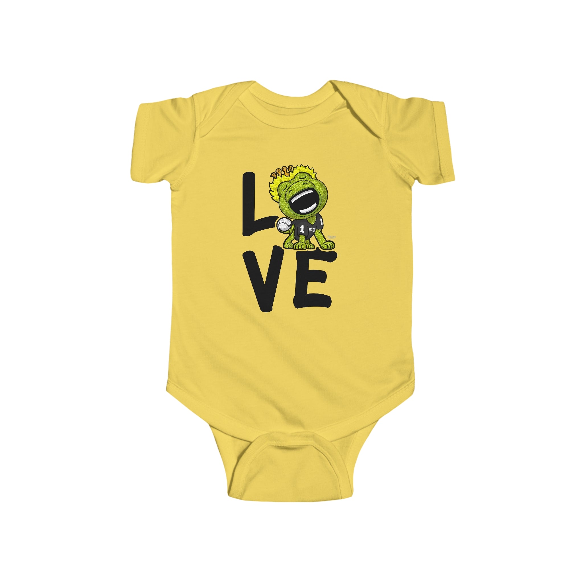 Infant Fine Jersey Bodysuit - LOVE - Lil' Southpaw CHI Baseball