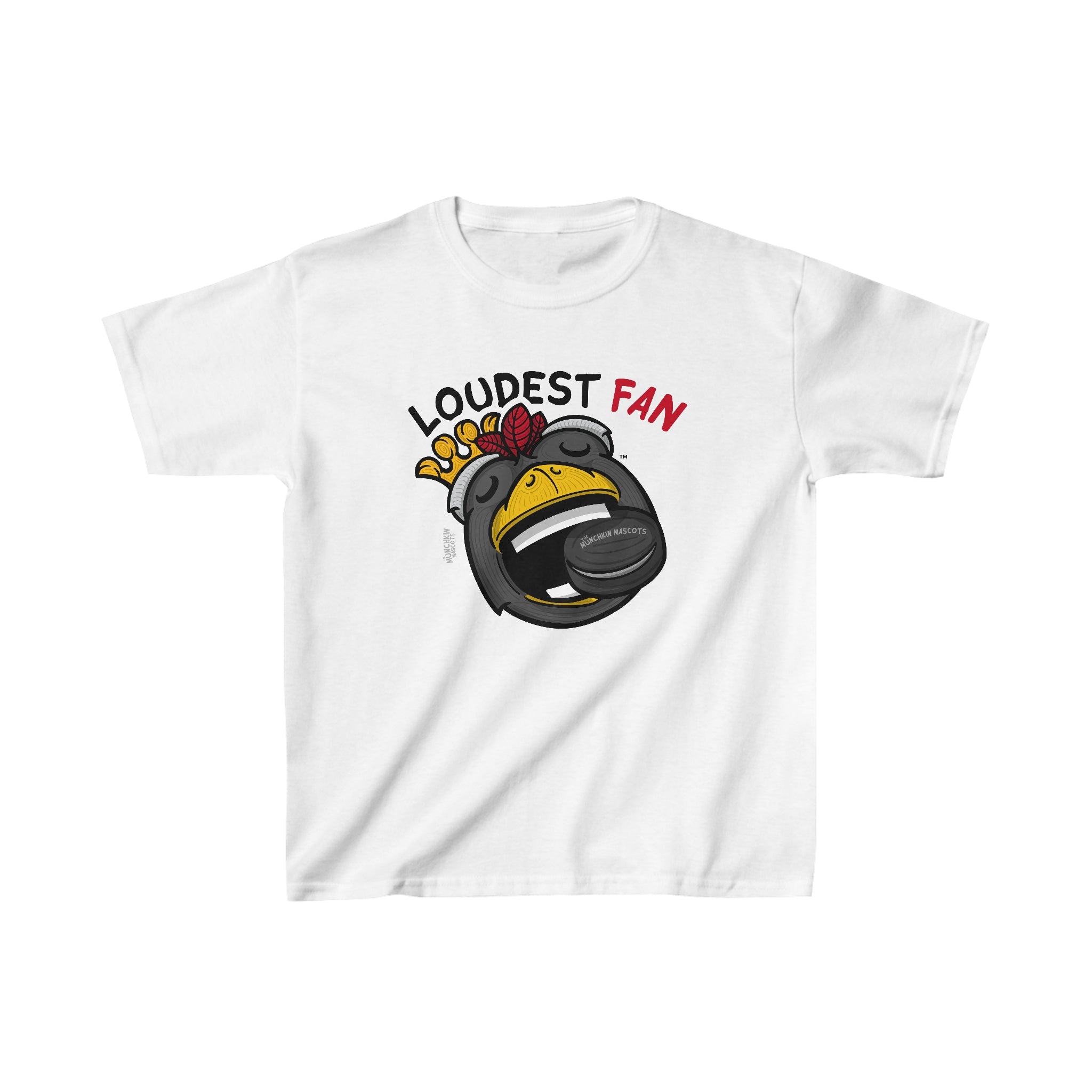 Kids Heavy Cotton™ Tee - Loudest Fan - Lil' Tommy CHI Hockey