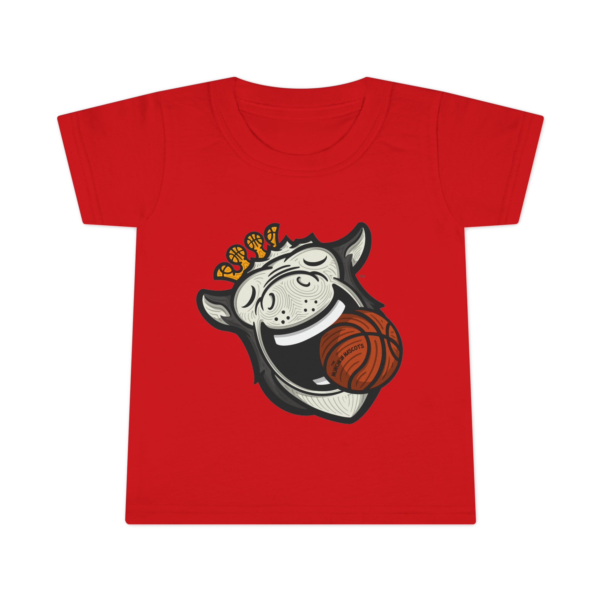 Toddler T-shirt - Mascot Face - Lil' Hooper DET Basketball