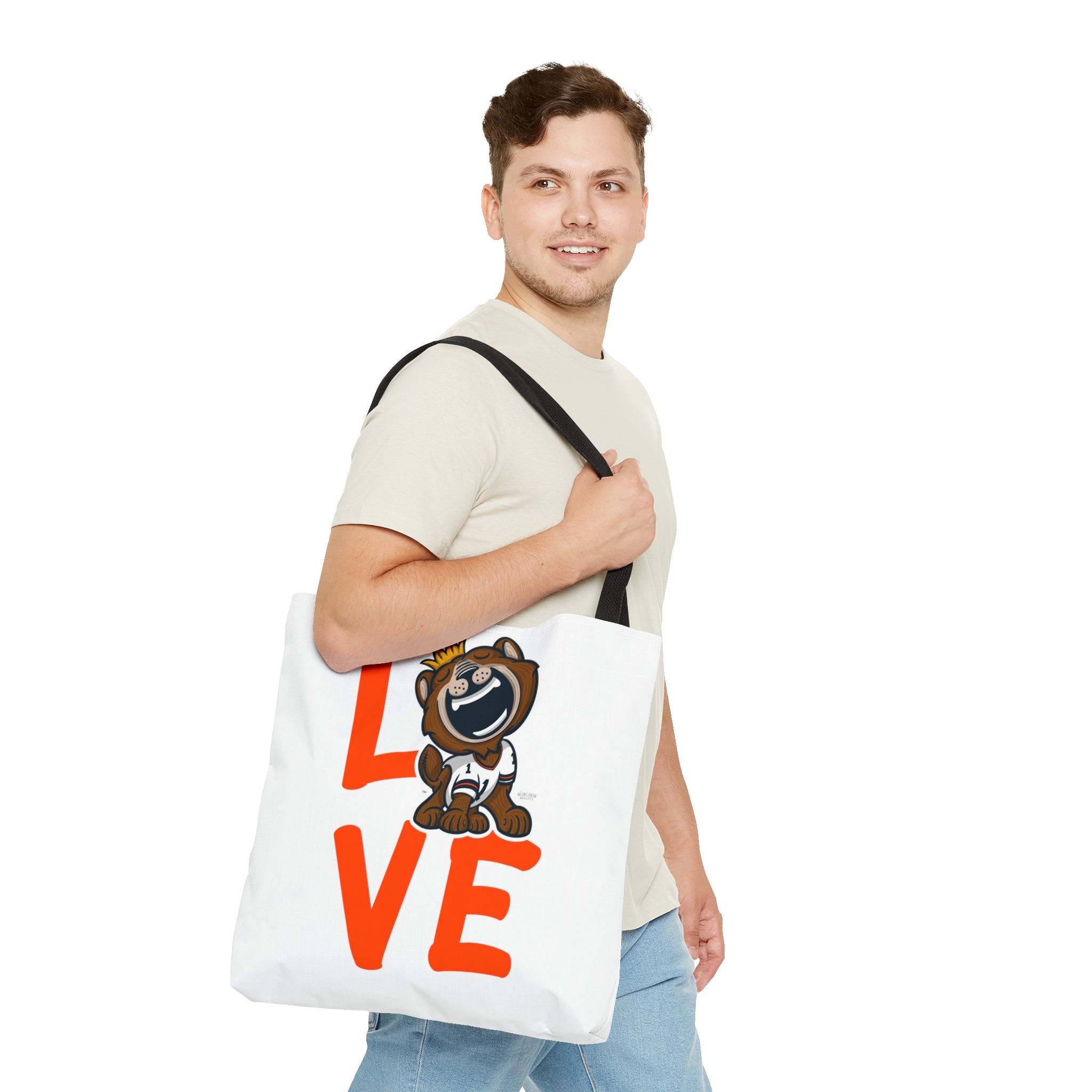 Tote Bag (AOP) - LOVE + Lets Go - Lil' Staley CHI Football