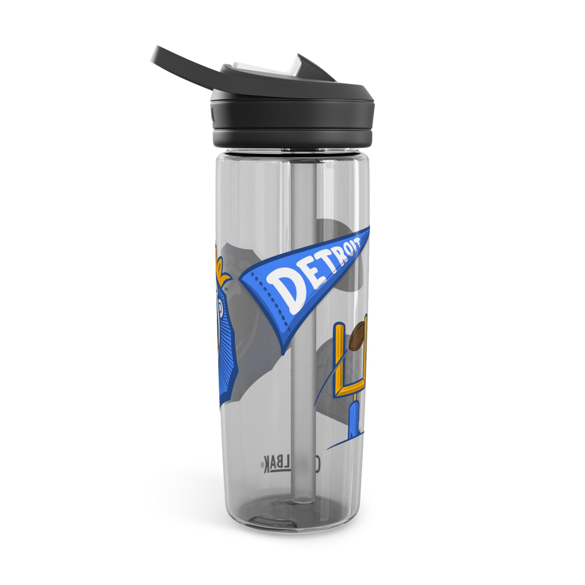 Detroit Football CamelBak Eddy® Lil' Roary Water Bottle, 20oz\25oz | Hand-Drawn Art | Gifts for Kids