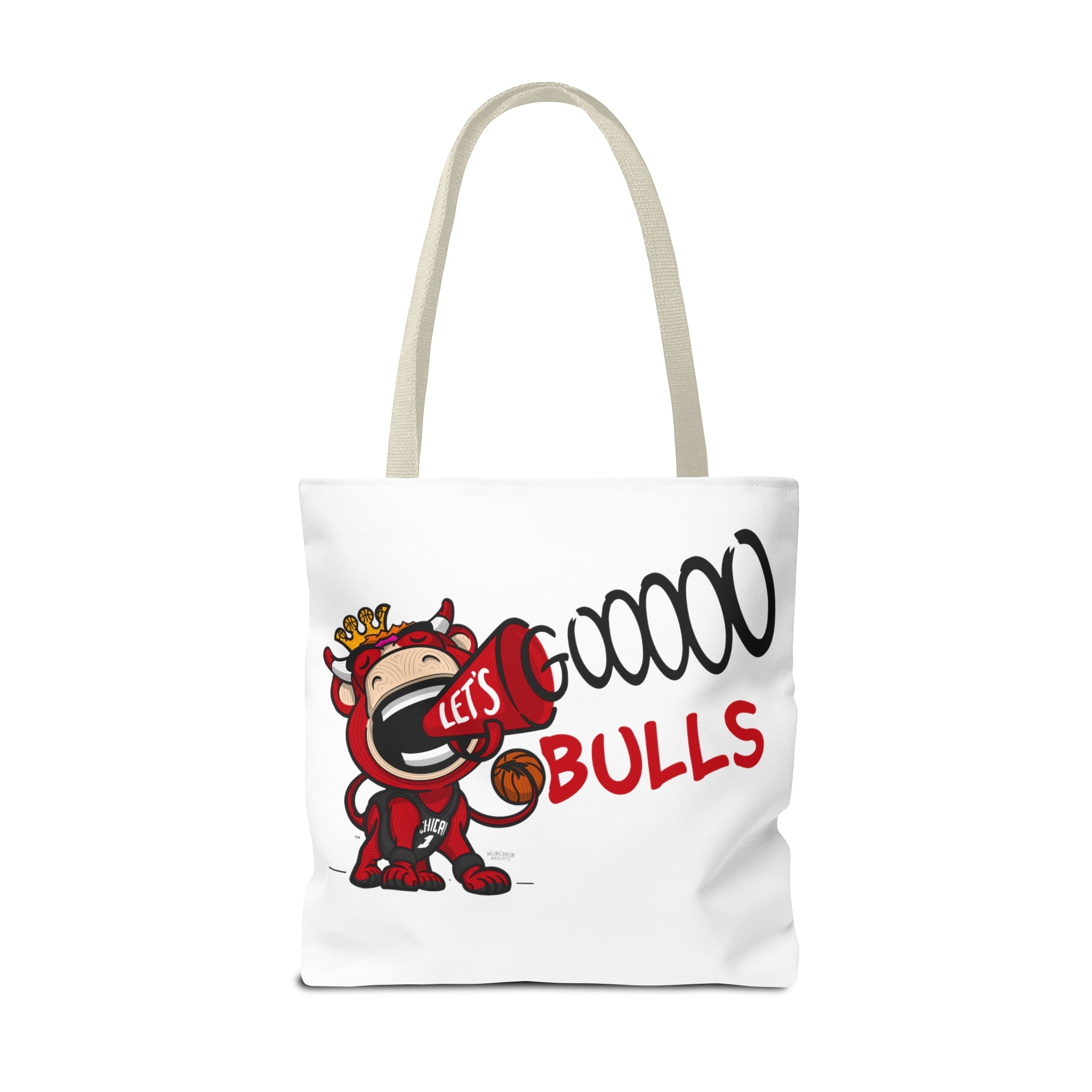 Tote Bag (AOP) - LOVE + Lets Go - Lil' Benny CHI Basketball