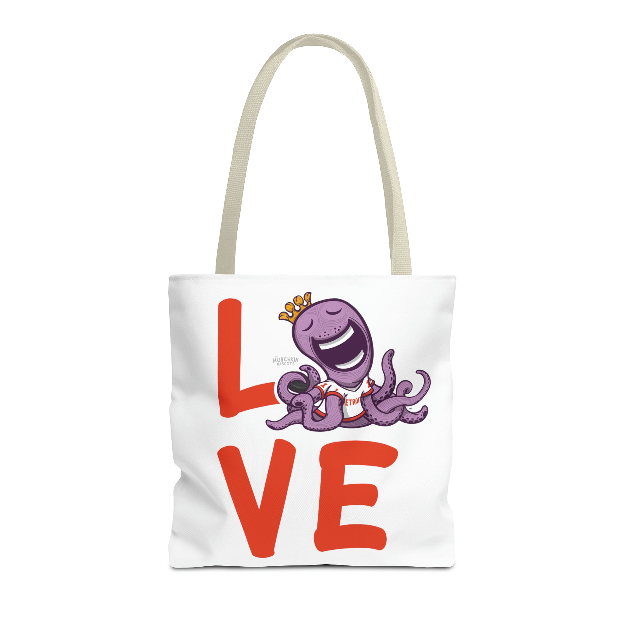 Tote Bag (AOP) - LOVE + Lets Go - Lil' Stanley DET Hockey