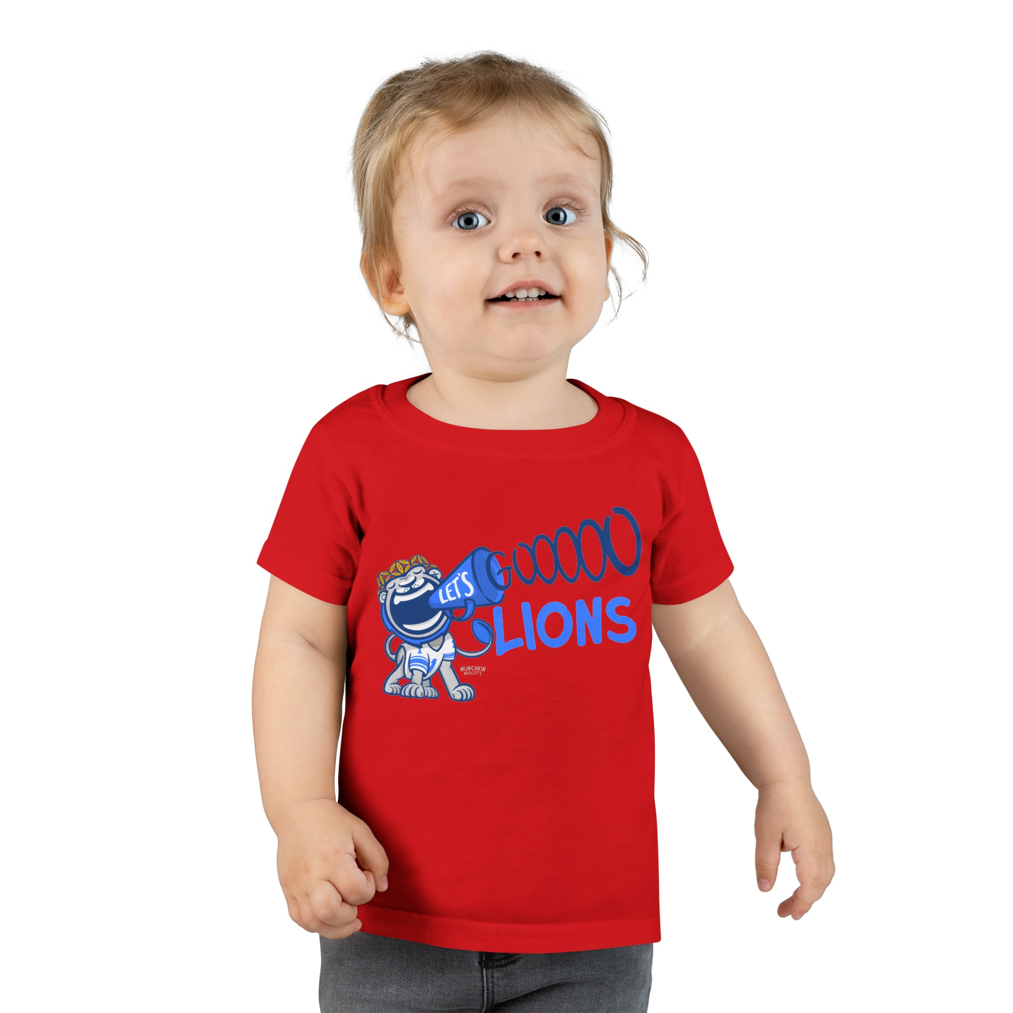 Toddler T-shirt - Lets Go - Lil' Miss Roary DET Football