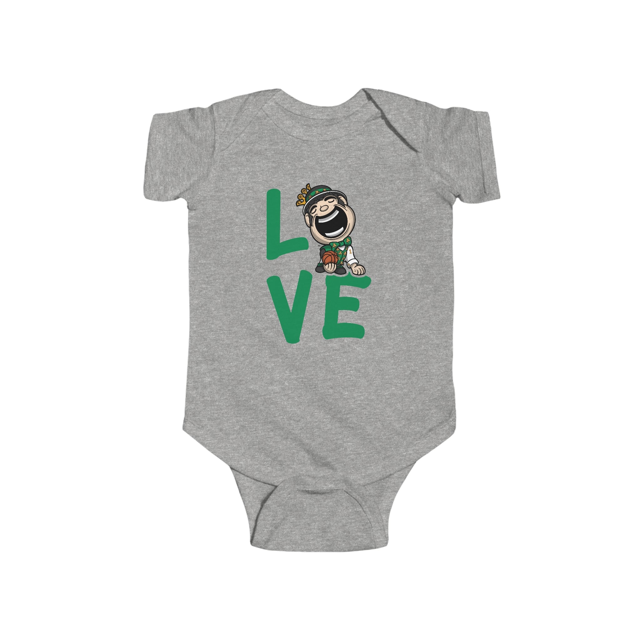 Infant Fine Jersey Bodysuit - LOVE - Lil' Lucky BOS Basketball