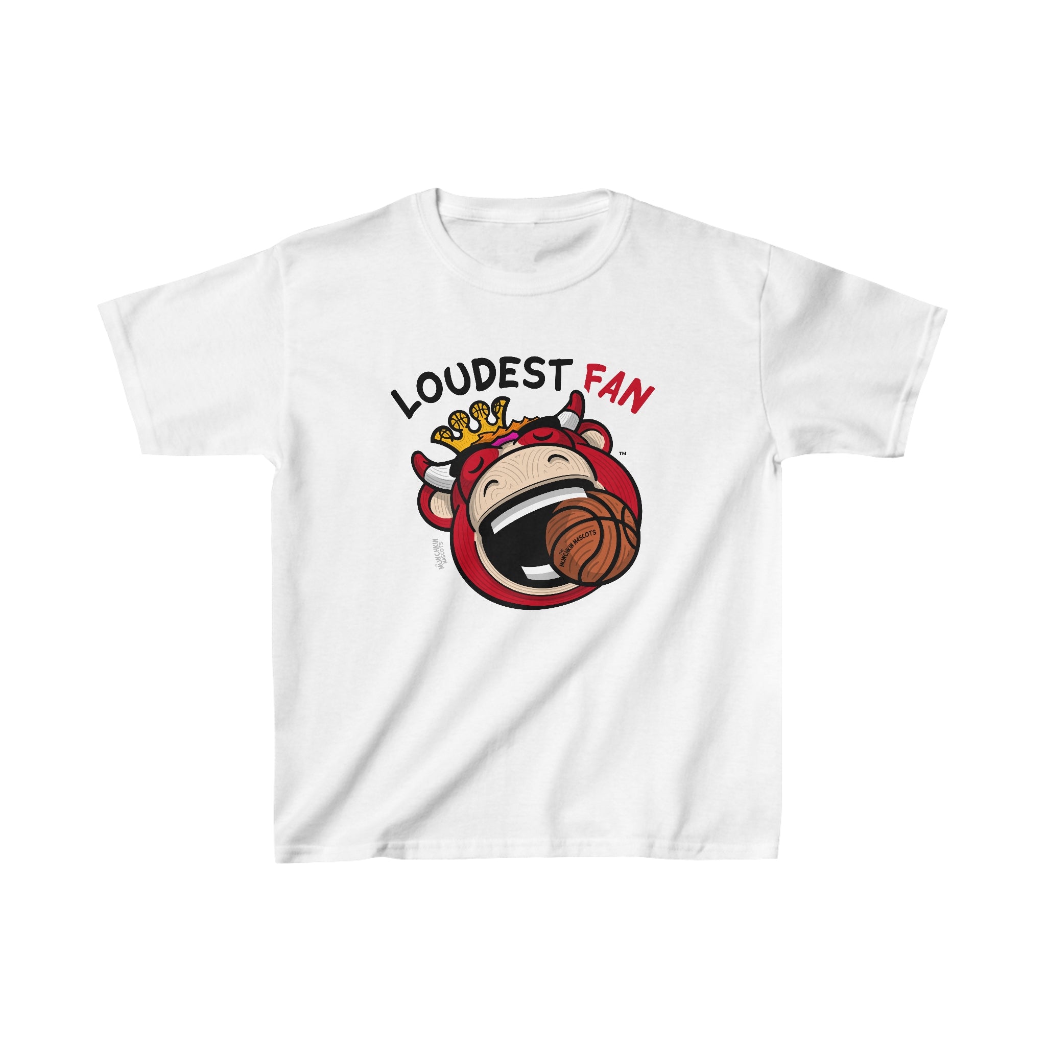 Kids Heavy Cotton™ Tee - Loudest Fan - Lil' Benny CHI Basketball