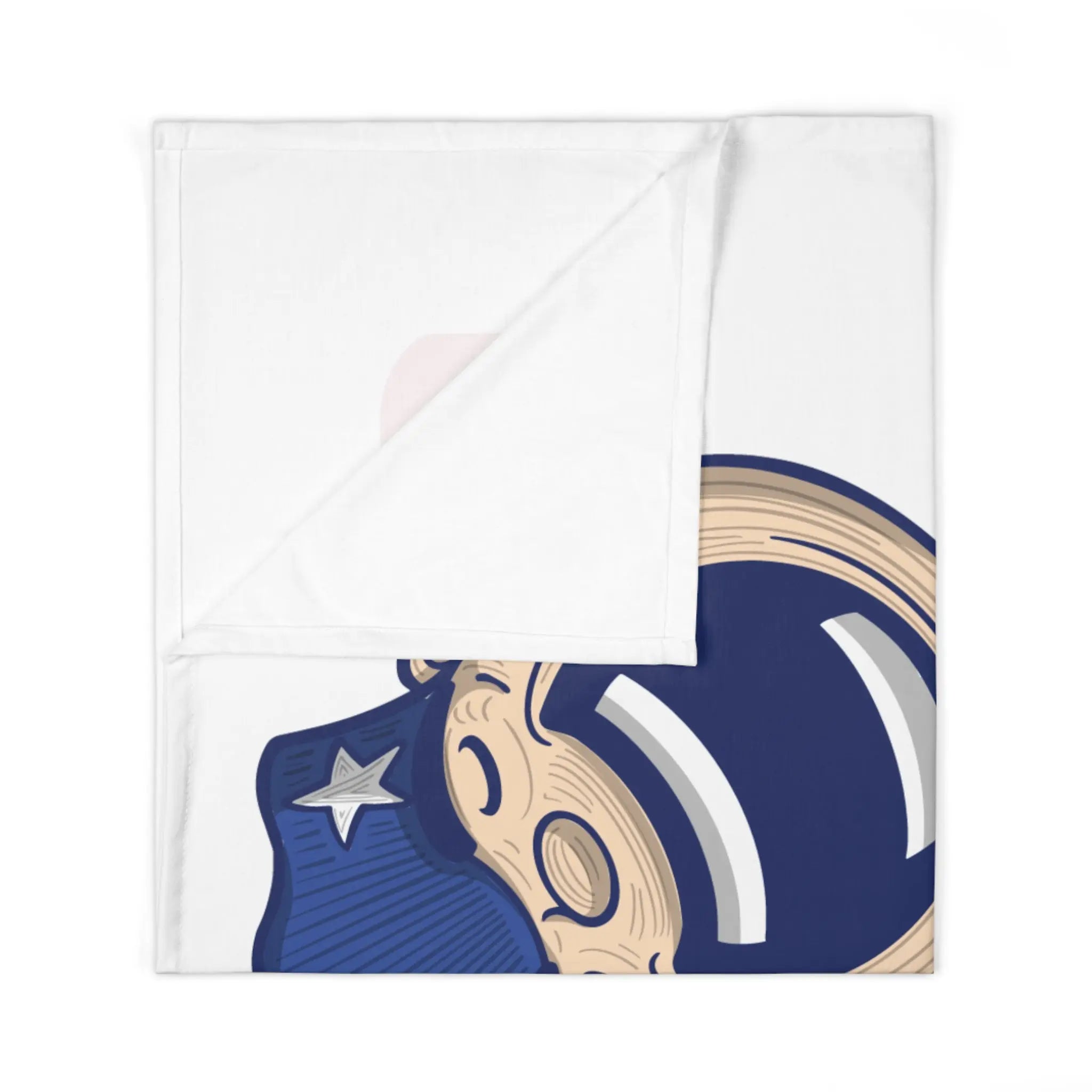 Baby Swaddle Blanket - LOVE - Lil' Pat NE Football Printify
