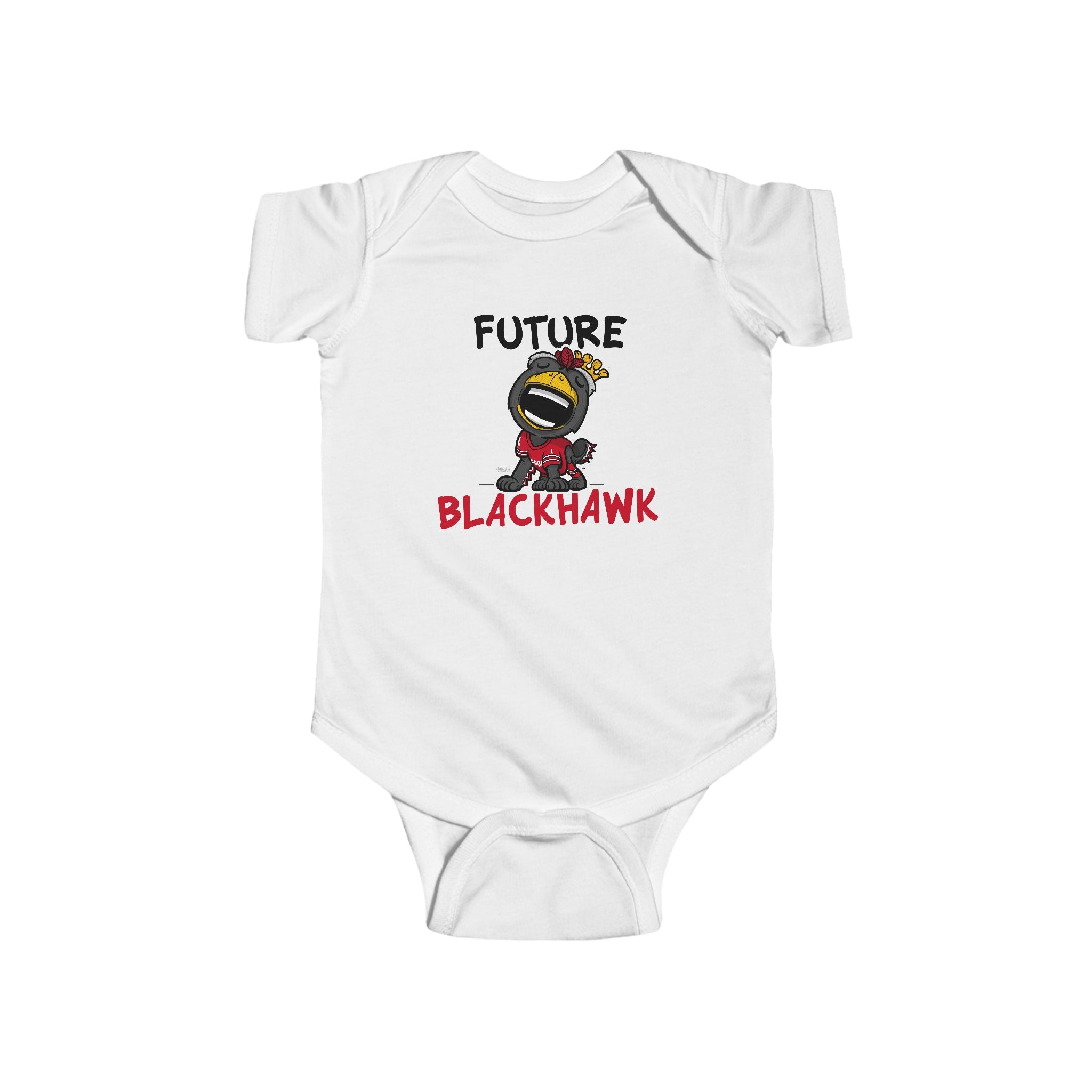 Infant Fine Jersey Bodysuit - Future Blackhawk - Lil' Tommy CHI Hockey