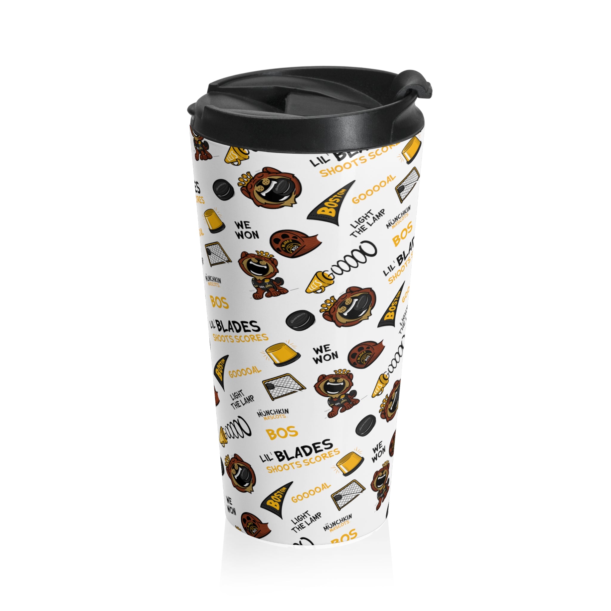 Stainless Steel Travel Mug - Lil' Blades BOS Hockey