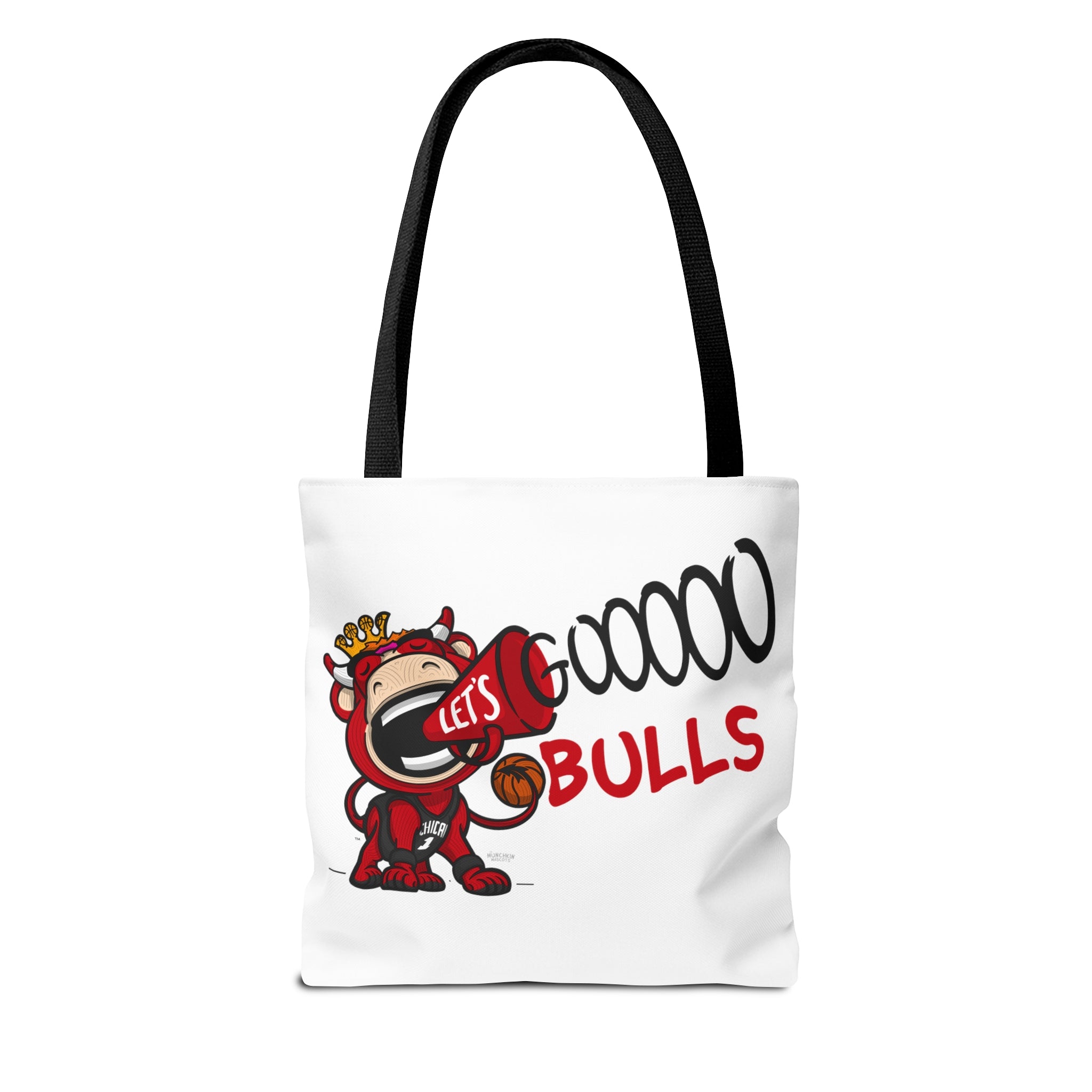 Tote Bag (AOP) - LOVE + Lets Go - Lil' Benny CHI Basketball