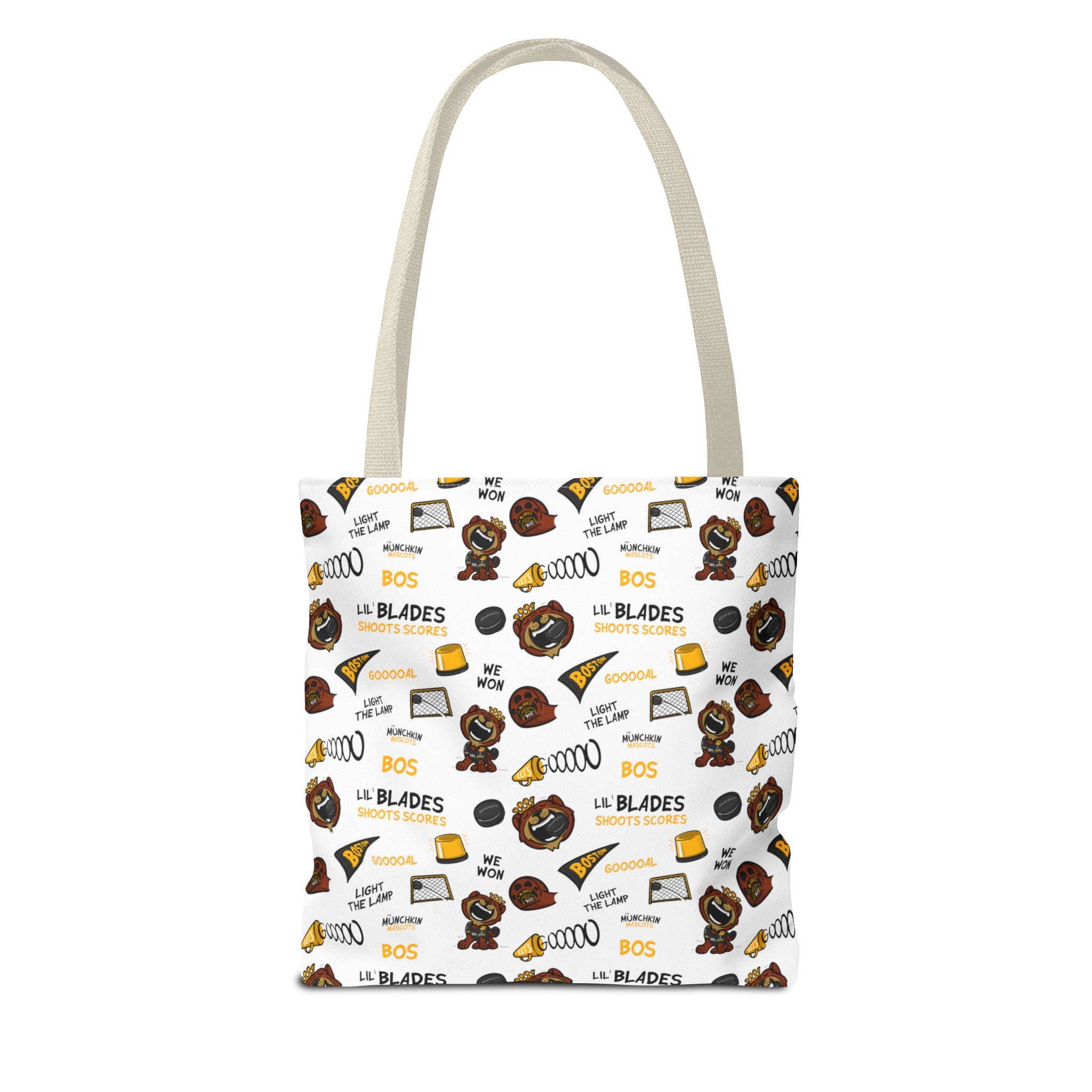 Tote Bag (AOP) - Pattern - Lil' Blades BOS Hockey