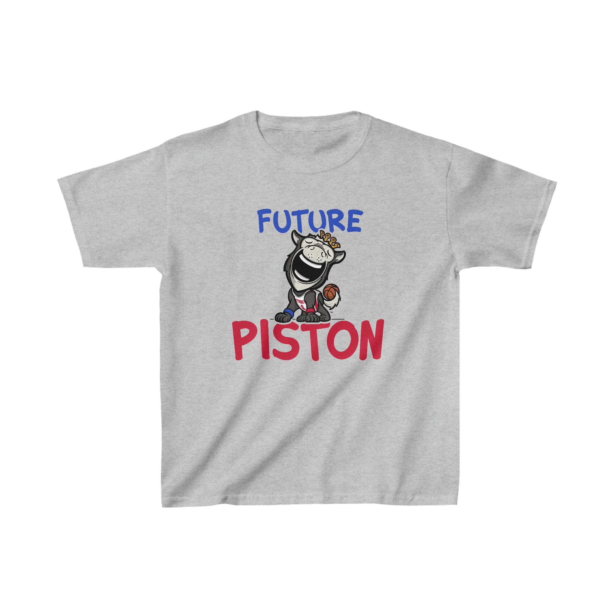 Kids Heavy Cotton™ Tee - Future Piston - Lil' Hooper DET Basketball