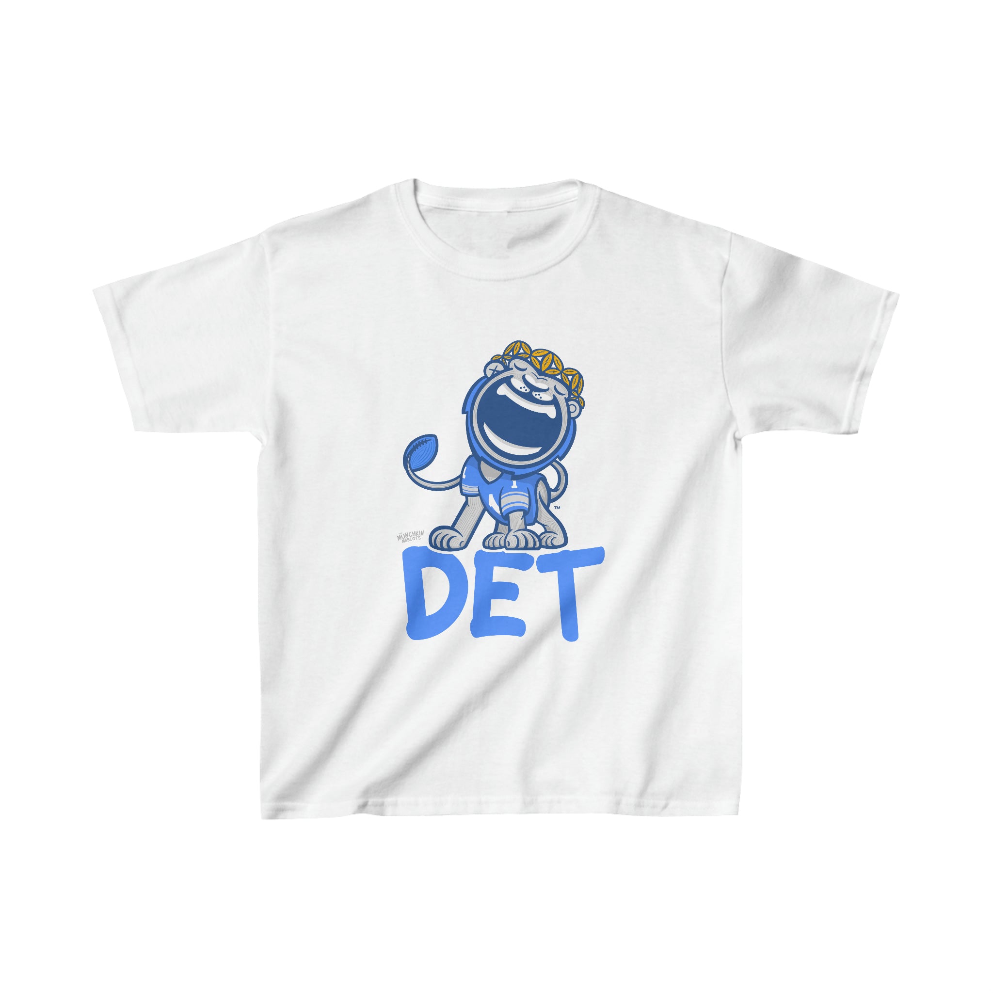 Kids Heavy Cotton™ Tee - DET - Lil' Miss Roary DET Football