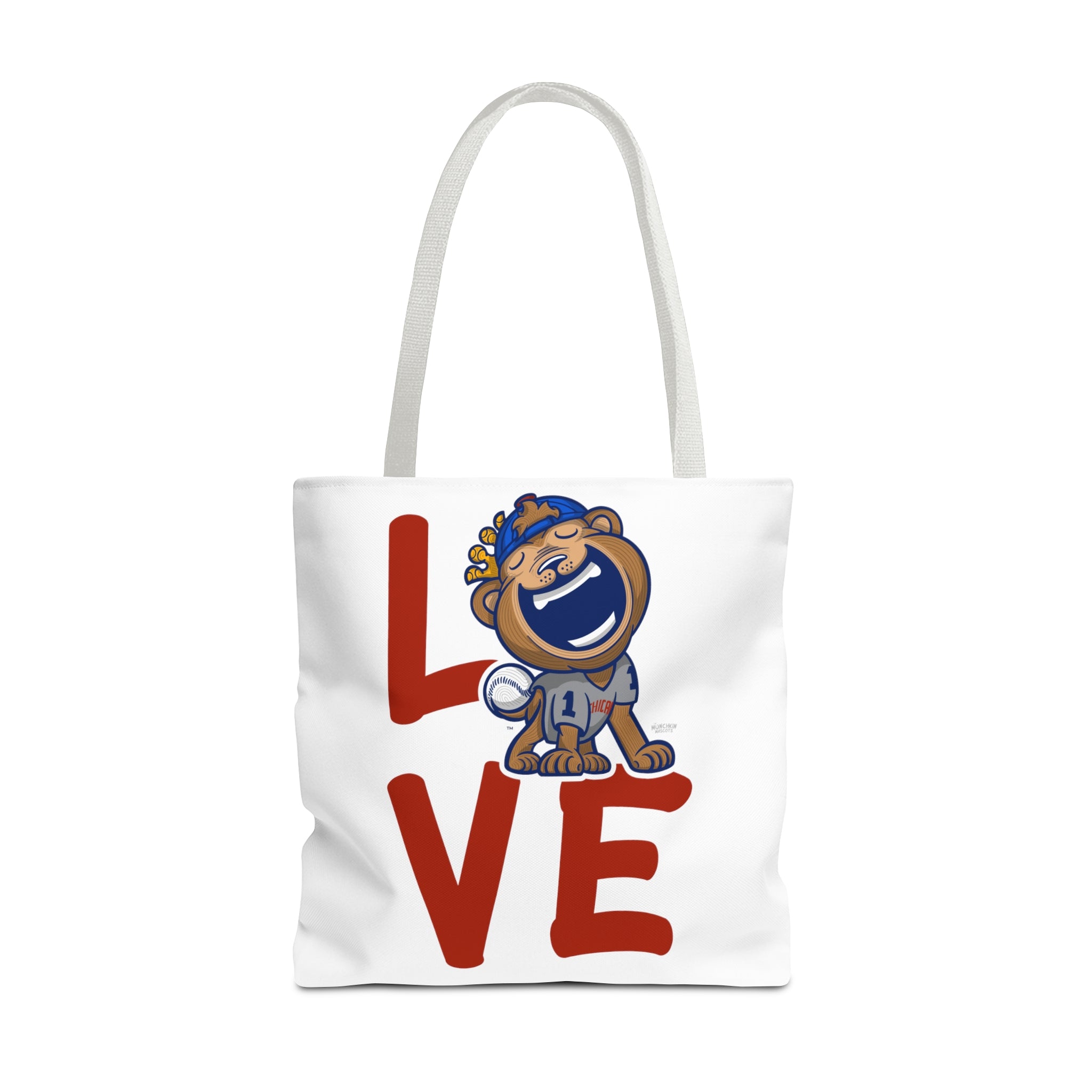 Tote Bag (AOP) - LOVE + Lets Go - Lil' Clark CHI Baseball