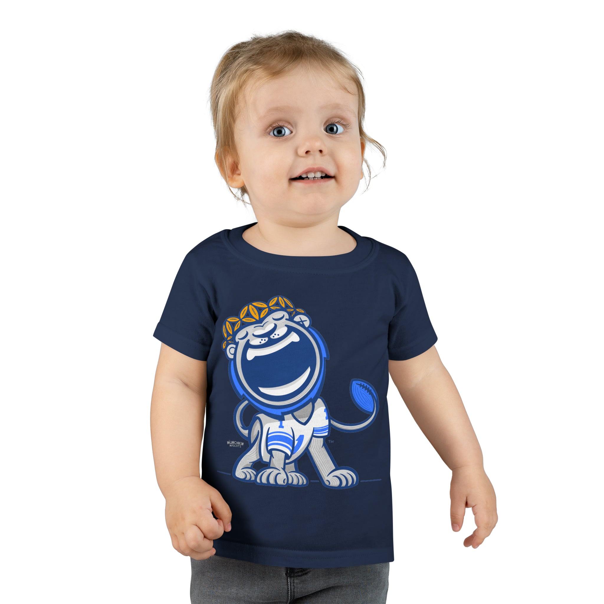 Toddler T-shirt - Away Jersey - Lil' Miss Roary DET Football