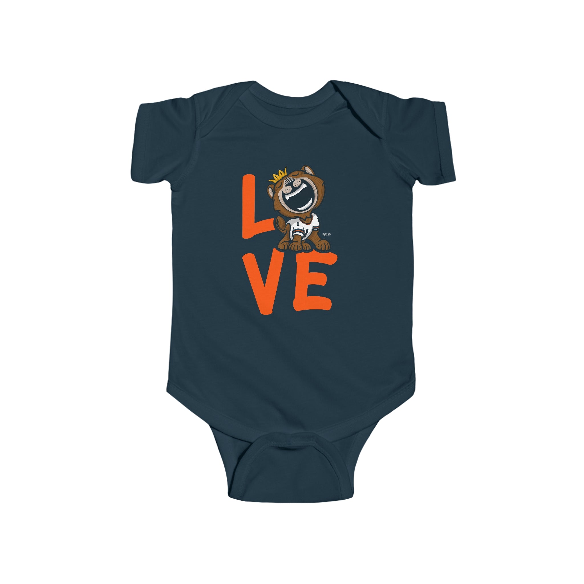 Infant Fine Jersey Bodysuit - LOVE - Lil' Staley CHI Football