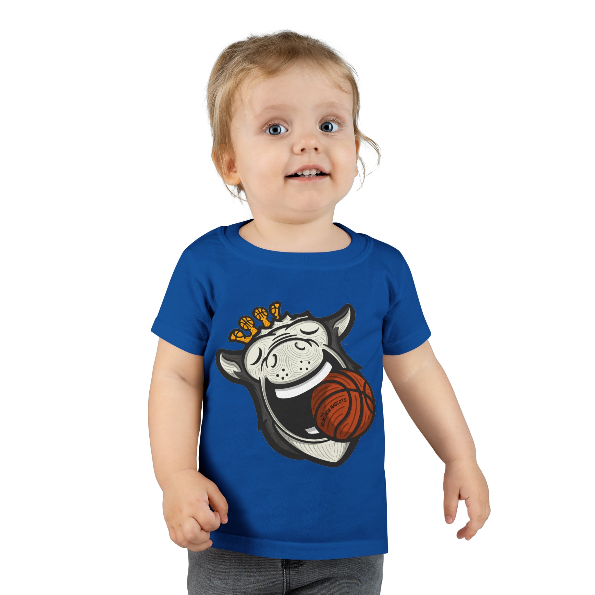 Toddler T-shirt - Mascot Face - Lil' Hooper DET Basketball