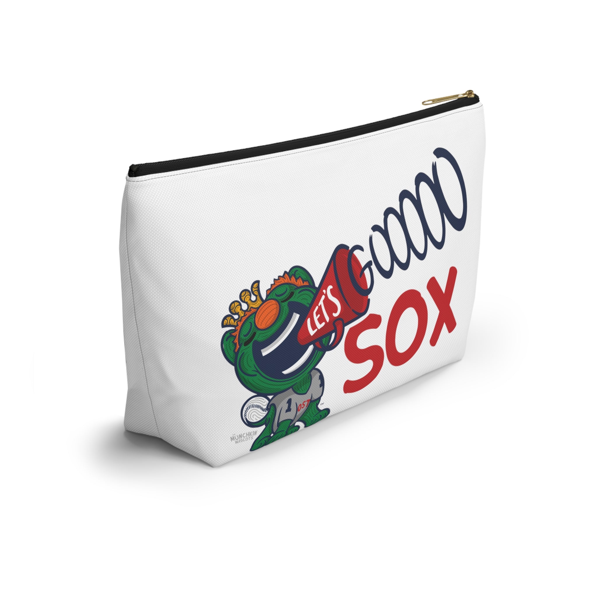 Accessory Pouch w T-bottom - Pattern - Lil' Wally BOS Baseball