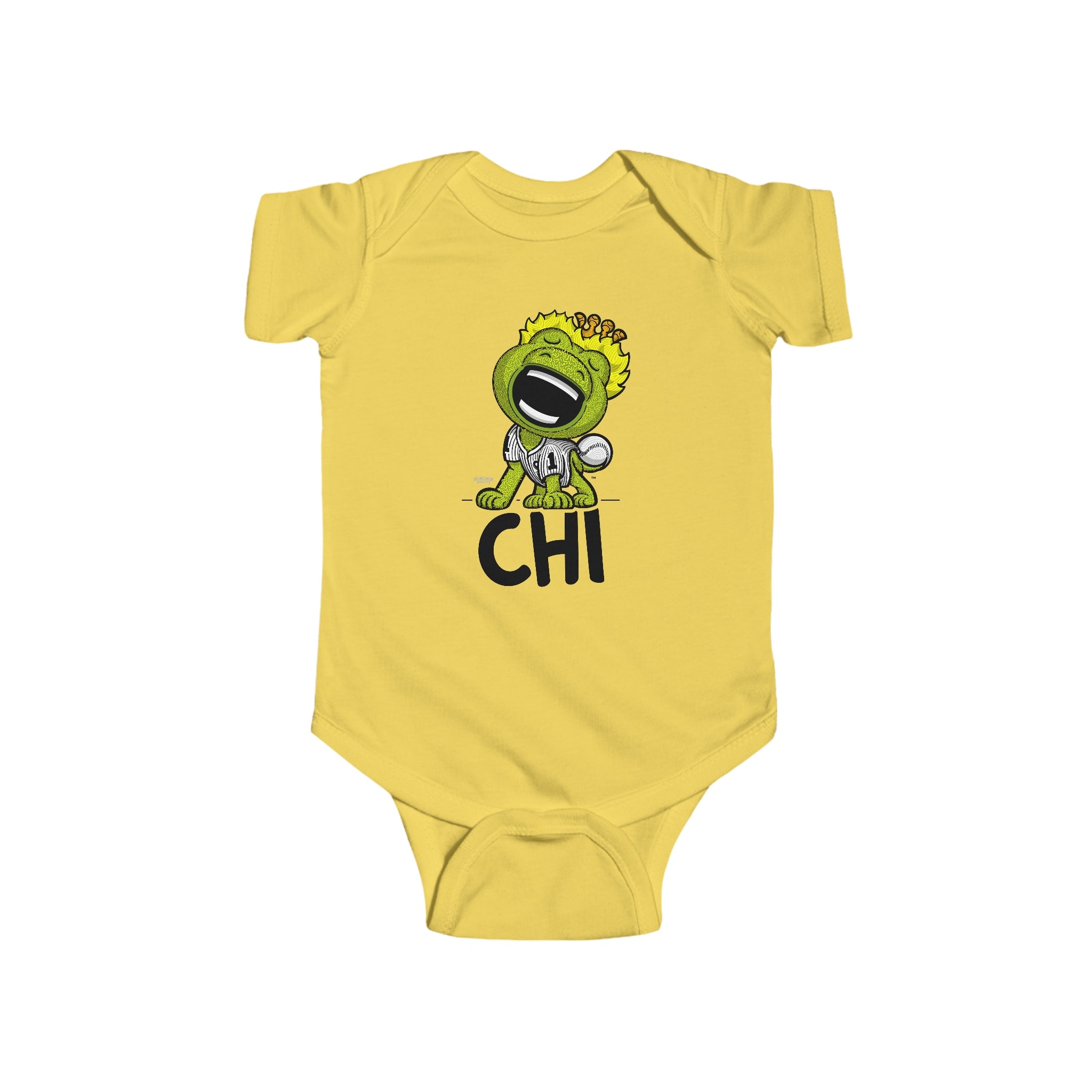 Infant Fine Jersey Bodysuit - CHI - Lil' Southpaw CHI Baseball