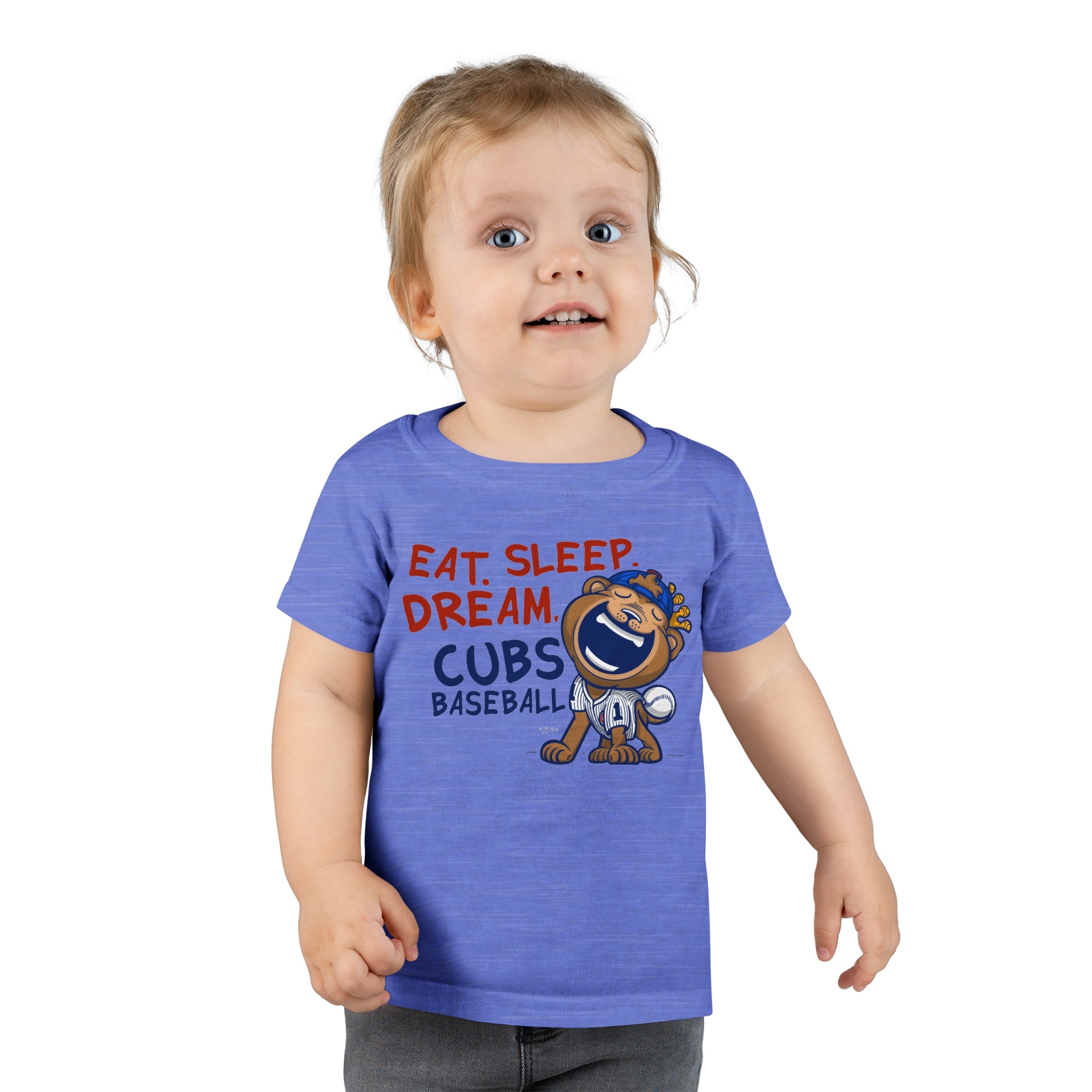 Toddler T-shirt - Eat Sleep Dream - Lil' Clark CHI Baseball