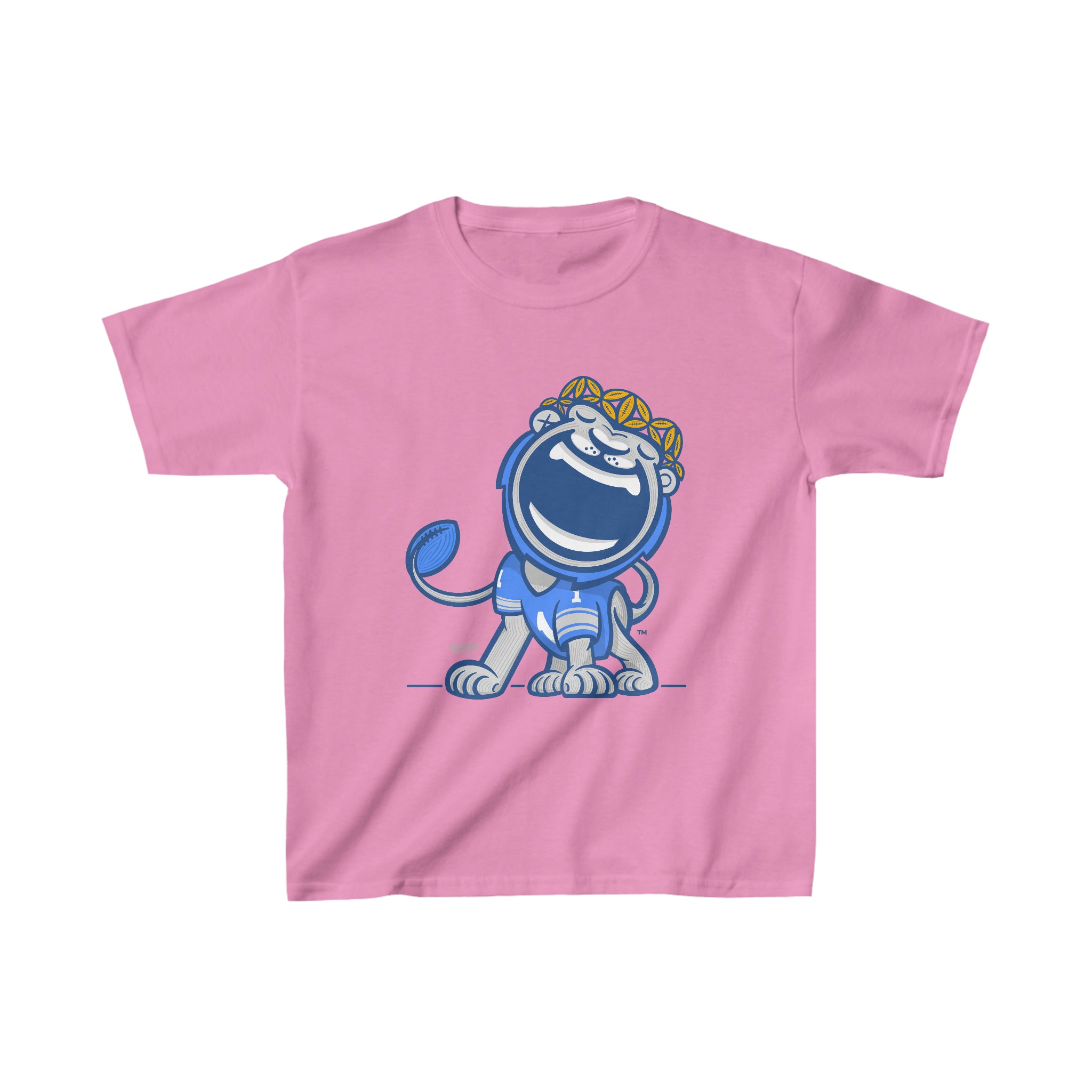 Kids Heavy Cotton™ Tee - Home Jersey - Lil' Miss Roary DET Football