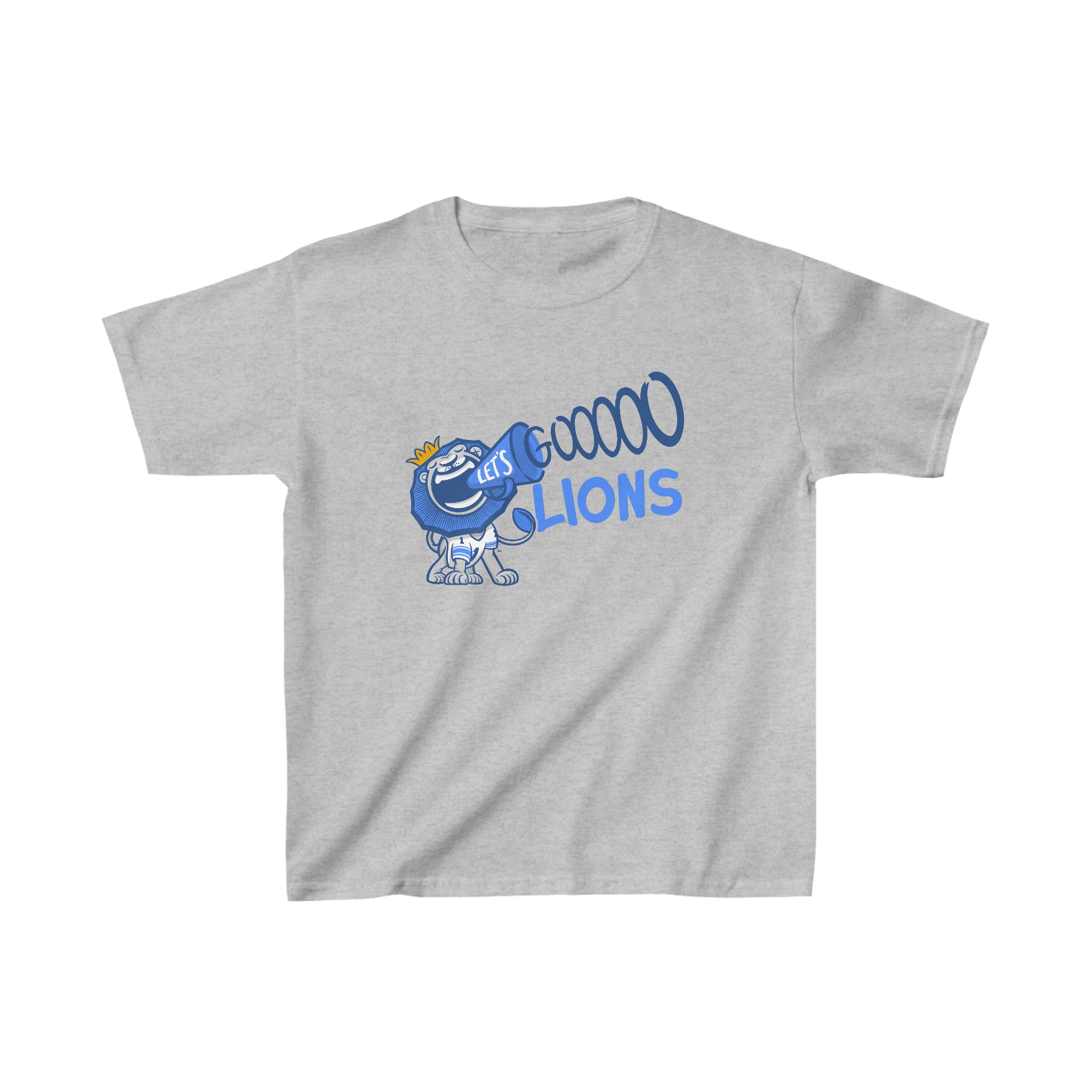 Kids Heavy Cotton™ Tee - Lets Go - Lil' Roary DET Football