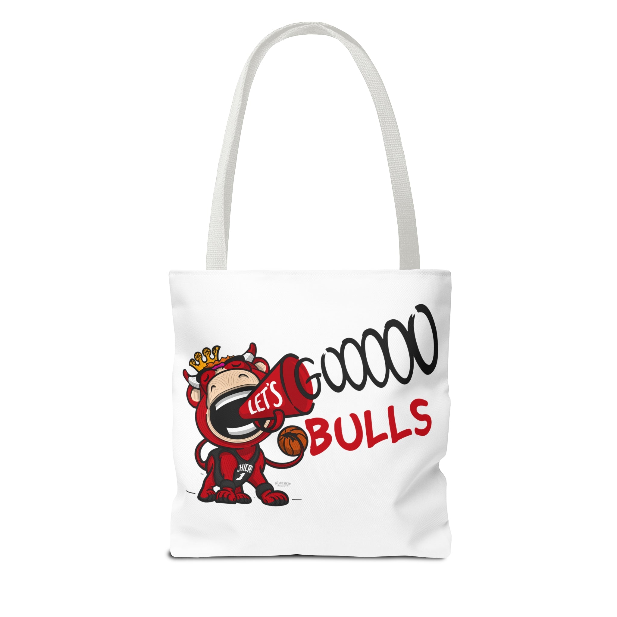 Tote Bag (AOP) - LOVE + Lets Go - Lil' Benny CHI Basketball