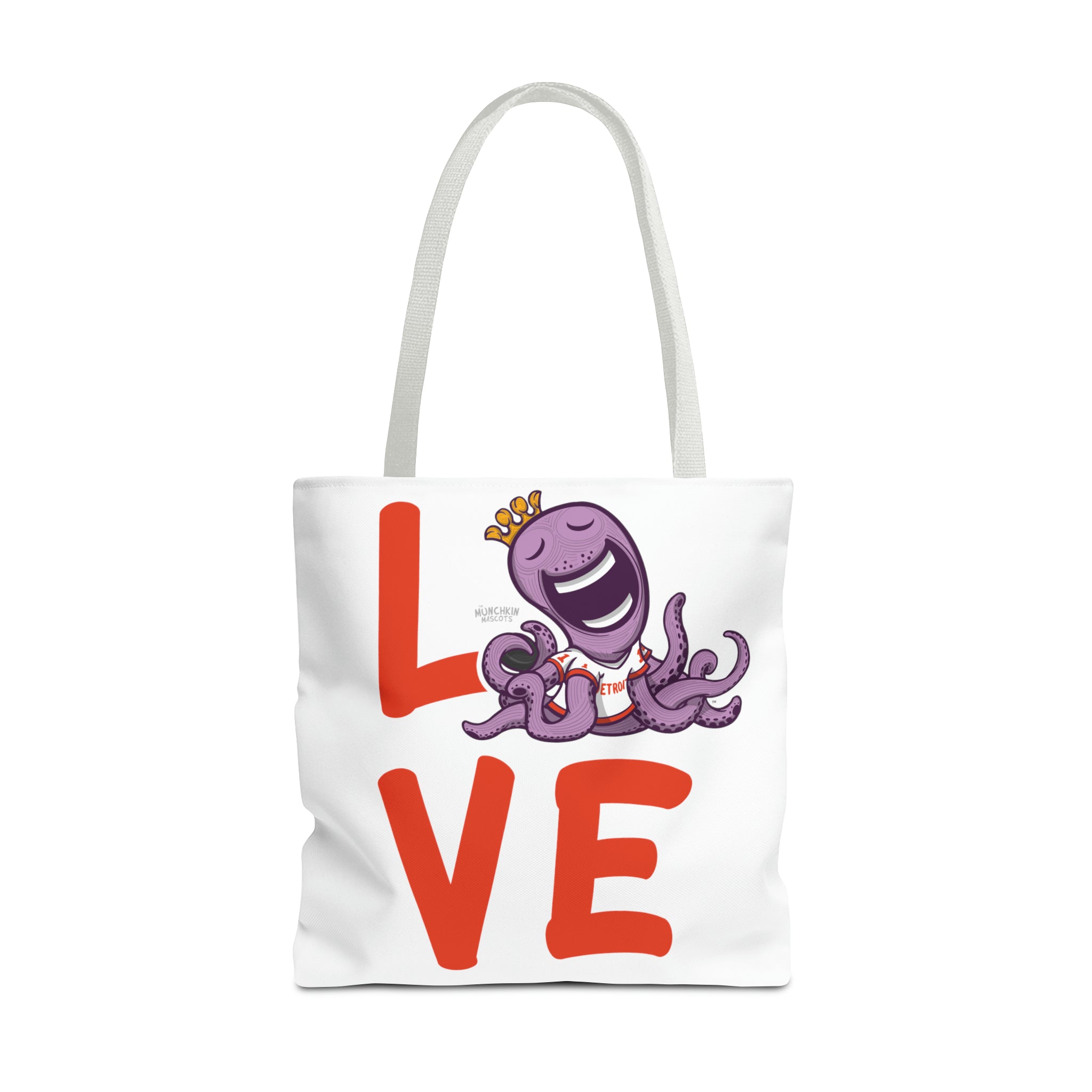 Tote Bag (AOP) - LOVE + Lets Go - Lil' Stanley DET Hockey