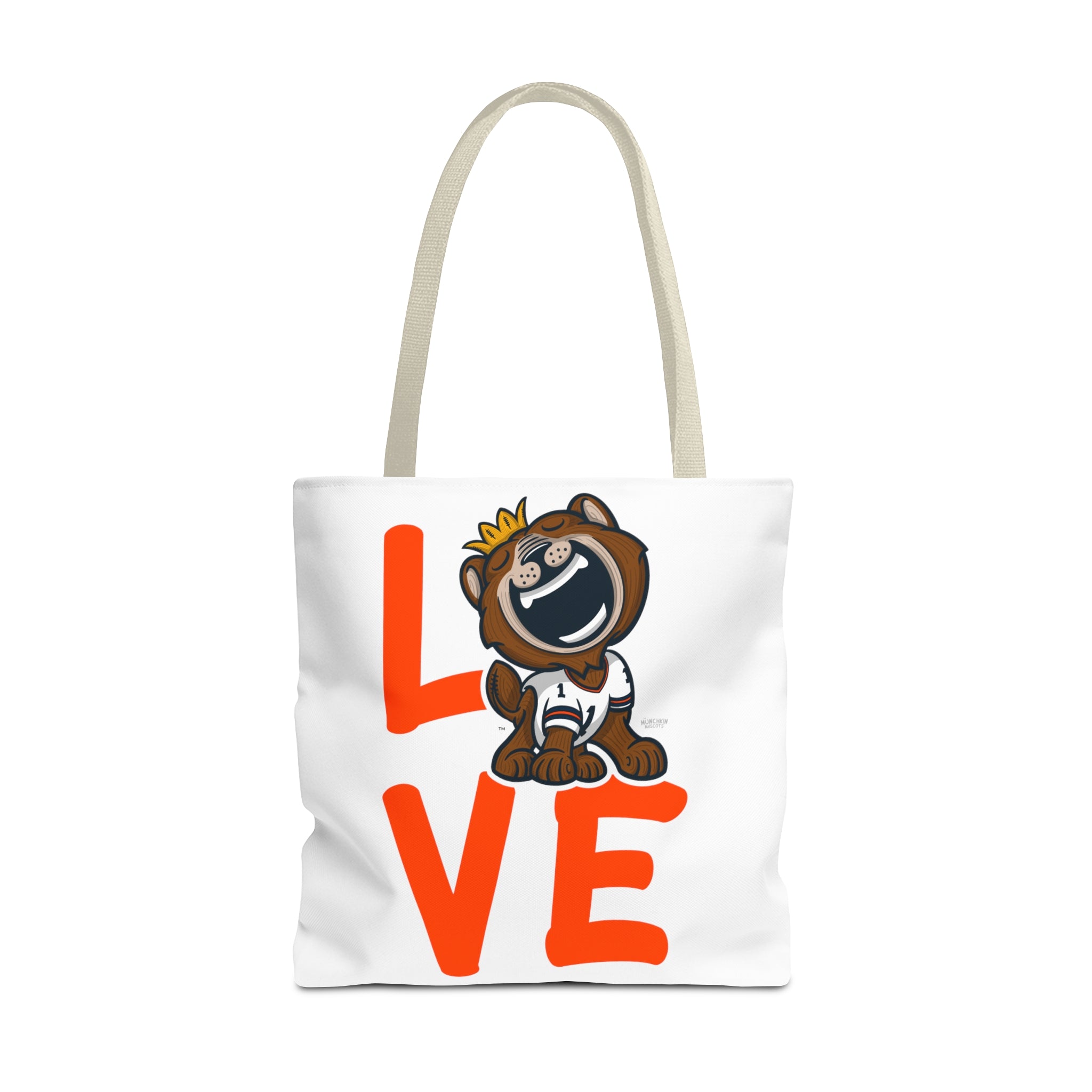 Tote Bag (AOP) - LOVE + Lets Go - Lil' Staley CHI Football