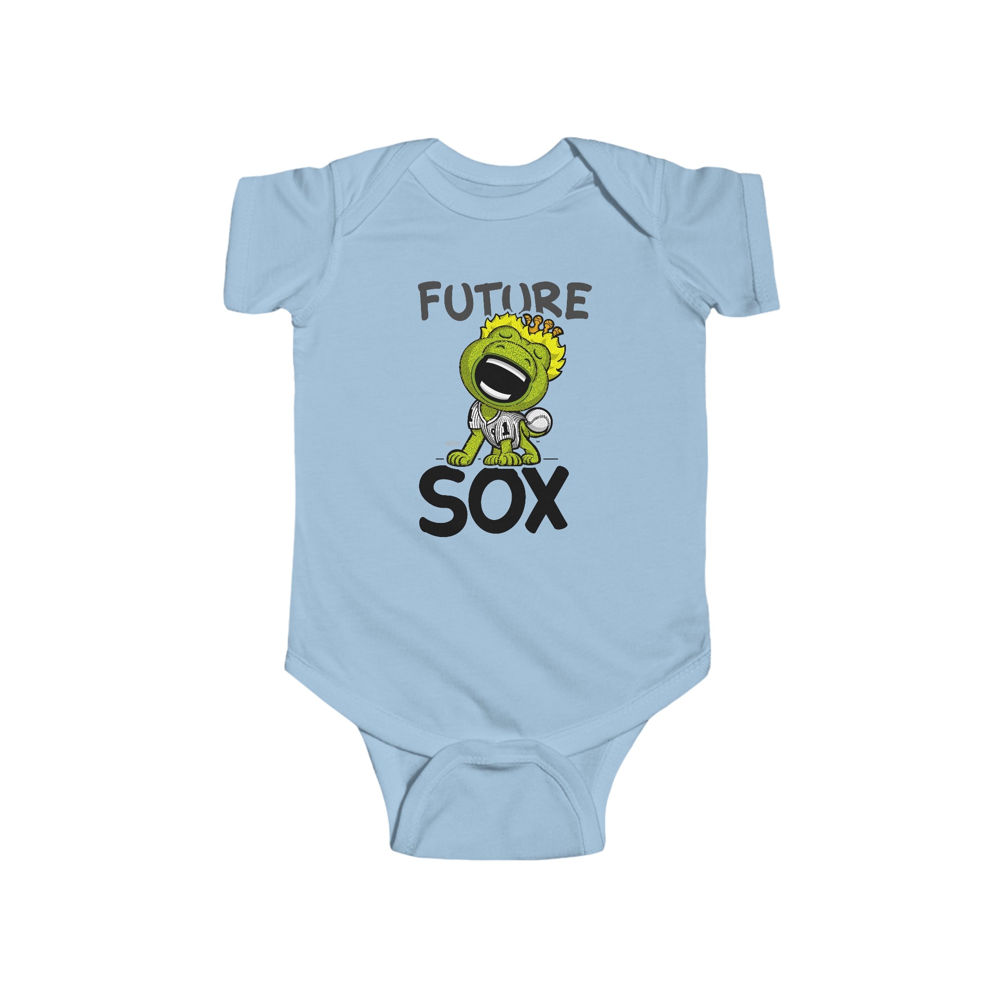 Infant Fine Jersey Bodysuit - Future Sox - Lil' Southpaw CHI Baseball