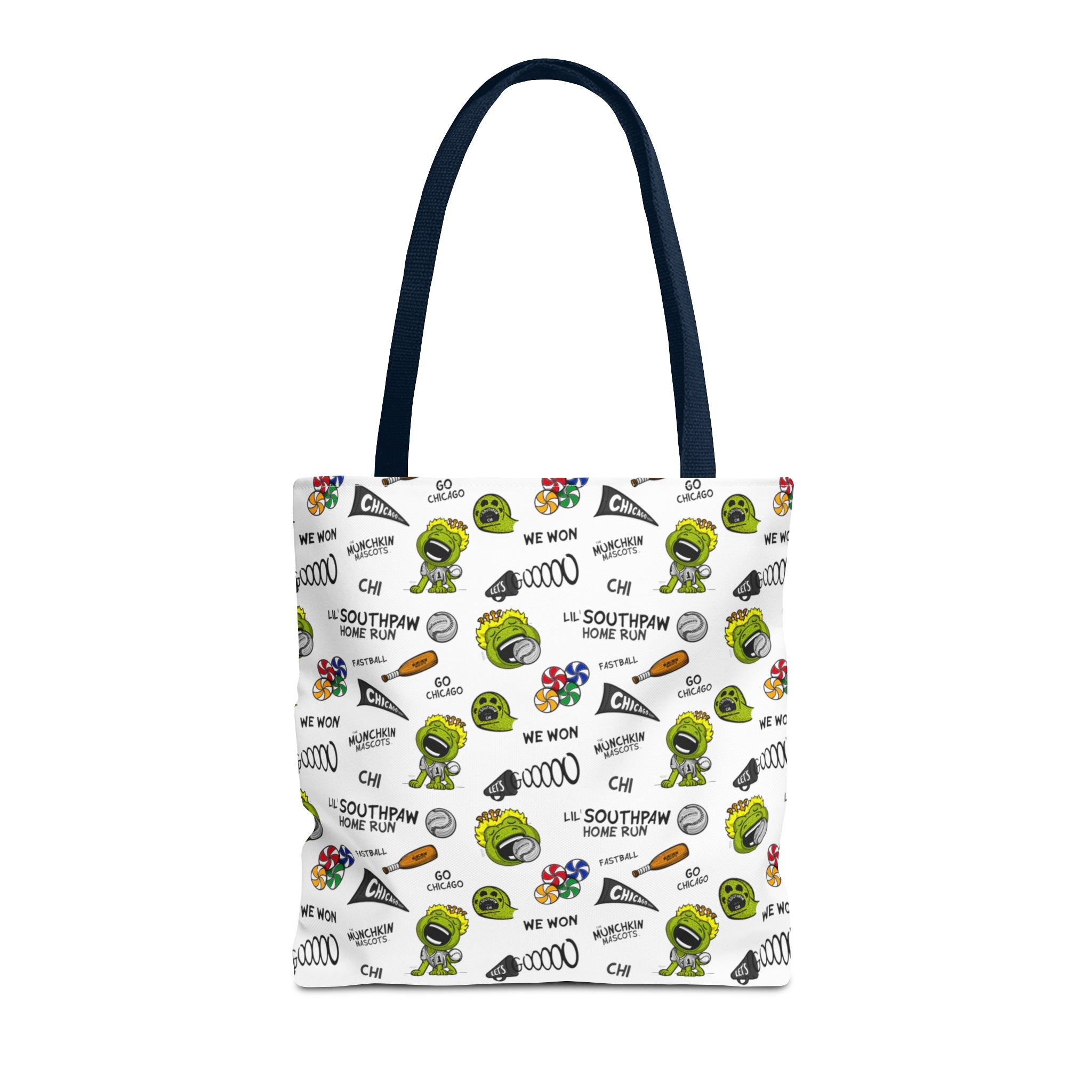 Tote Bag (AOP) - Pattern - Lil' Southpaw CHI Baseball