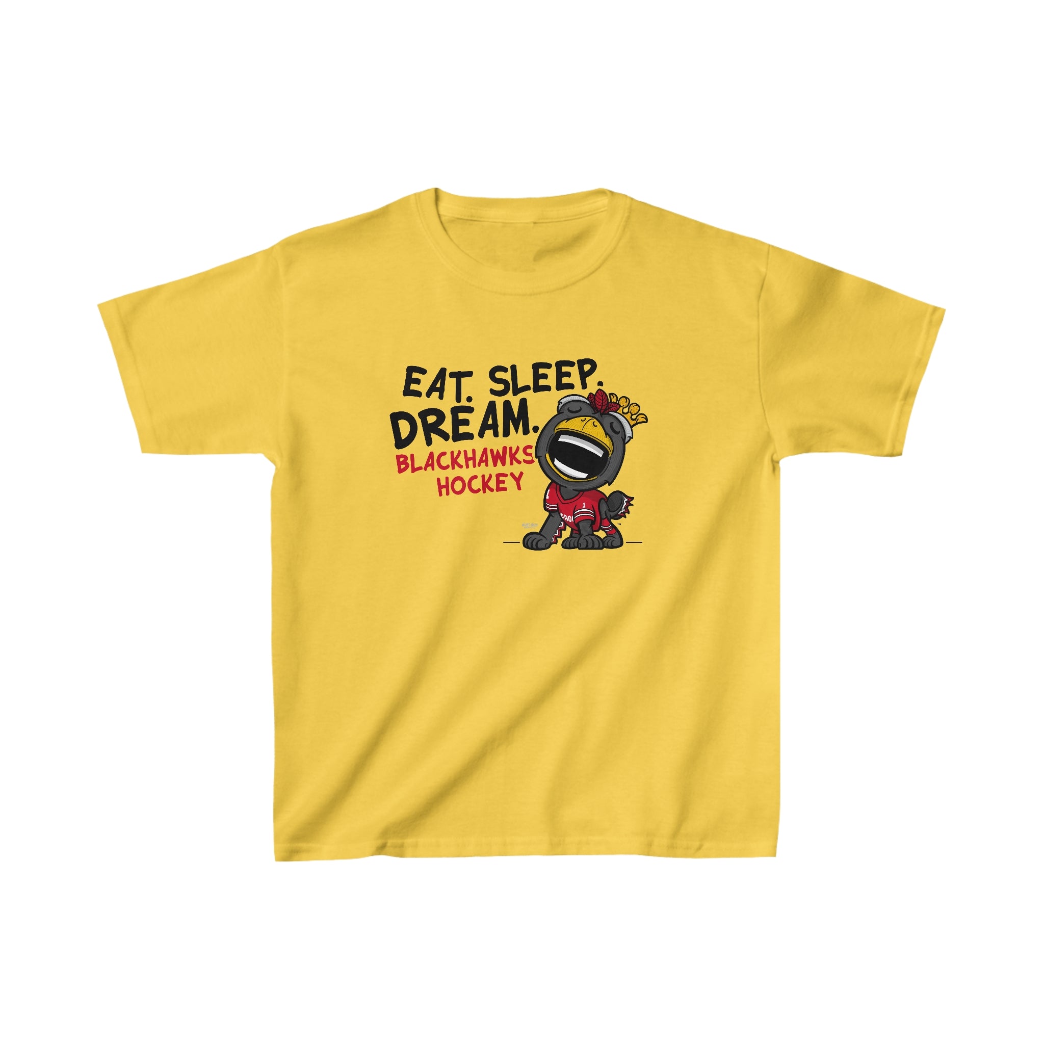 Kids Heavy Cotton™ Tee - Eat Sleep Dream - Lil' Tommy CHI Hockey