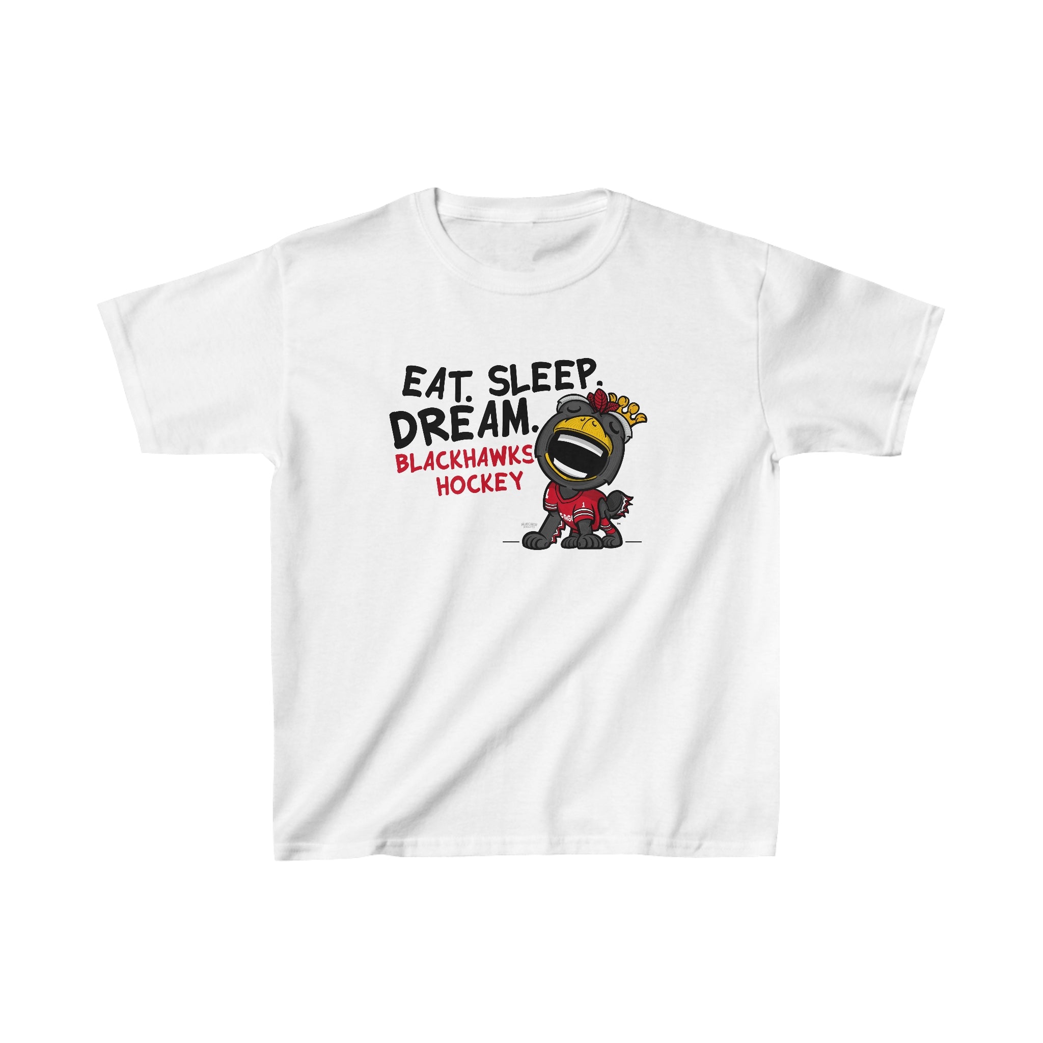 Kids Heavy Cotton™ Tee - Eat Sleep Dream - Lil' Tommy CHI Hockey