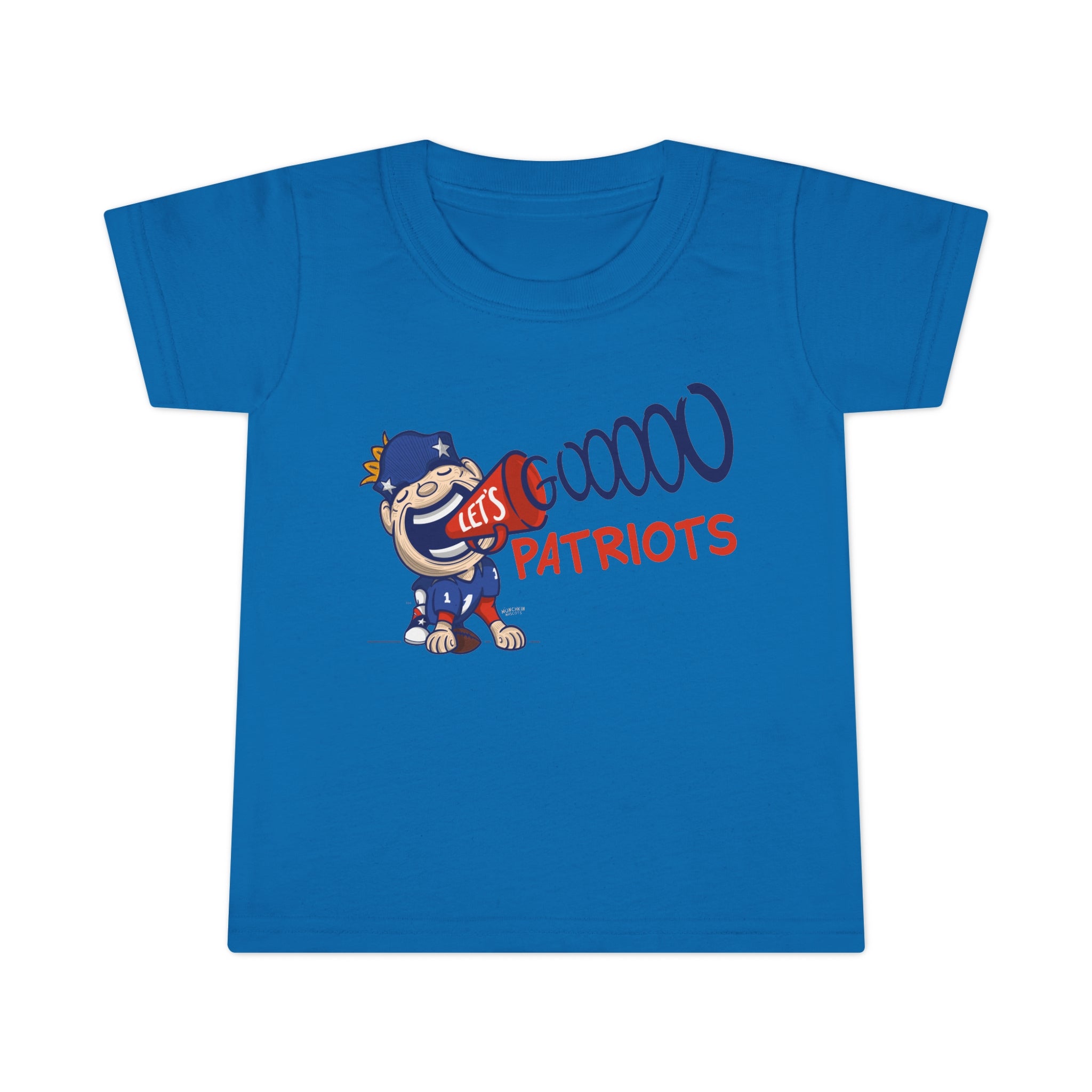 Toddler T-shirt - Lets Go - Lil' Pat NE Football