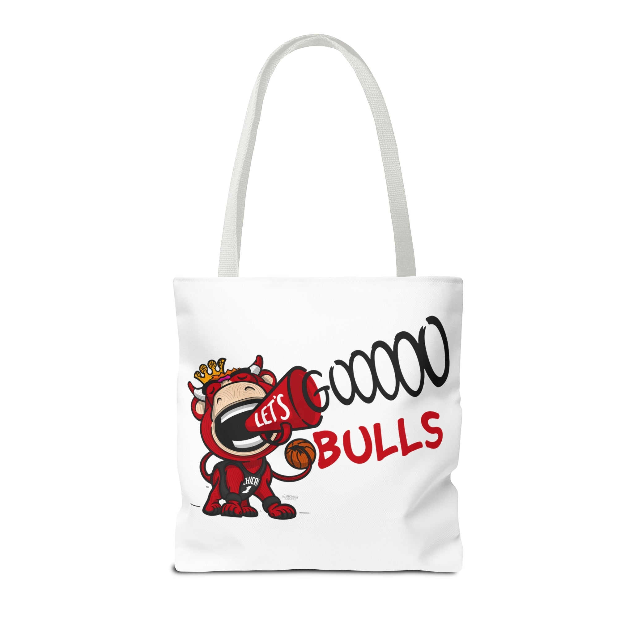 Tote Bag (AOP) - LOVE + Lets Go - Lil' Benny CHI Basketball