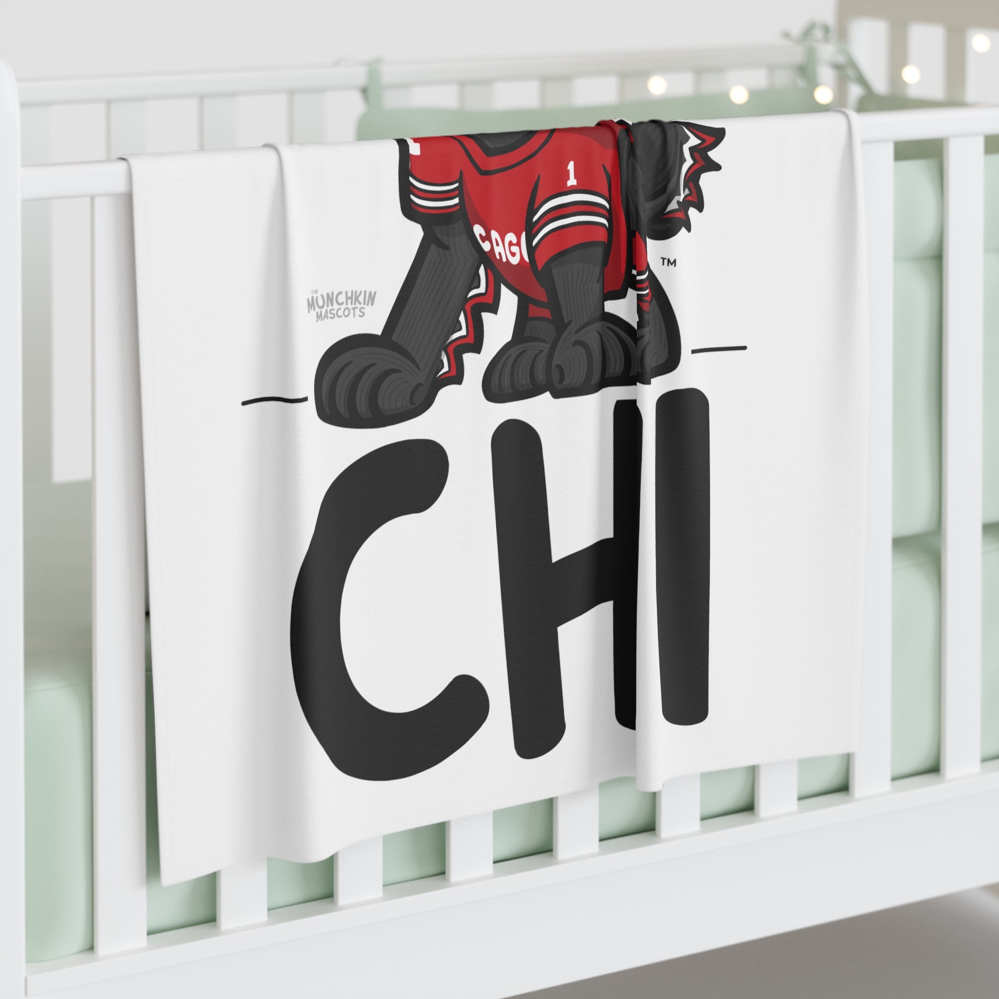 Baby Swaddle Blanket - CHI - Lil' Tommy CHI Hockey