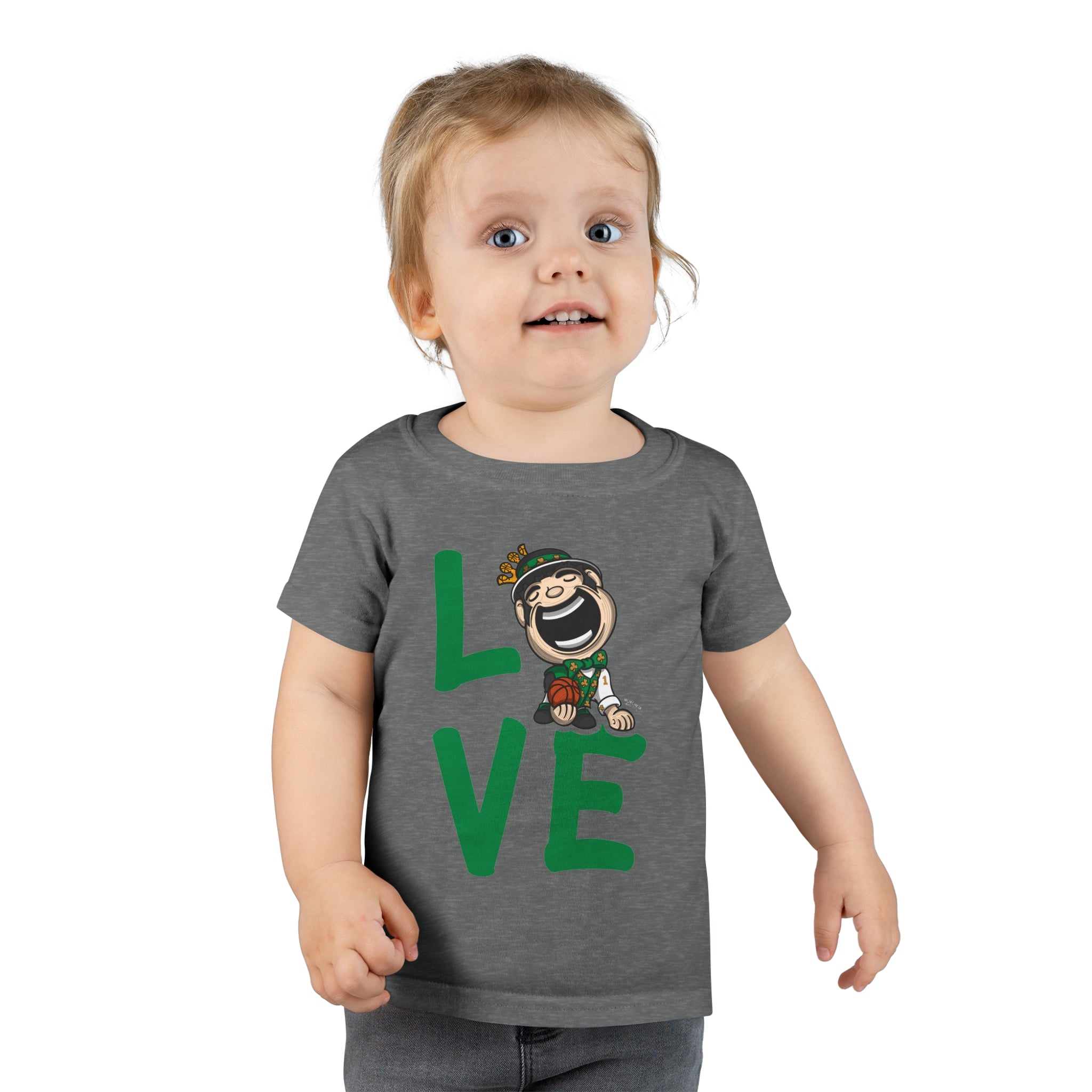 Toddler T-shirt - LOVE - Lil' Lucky BOS Basketball