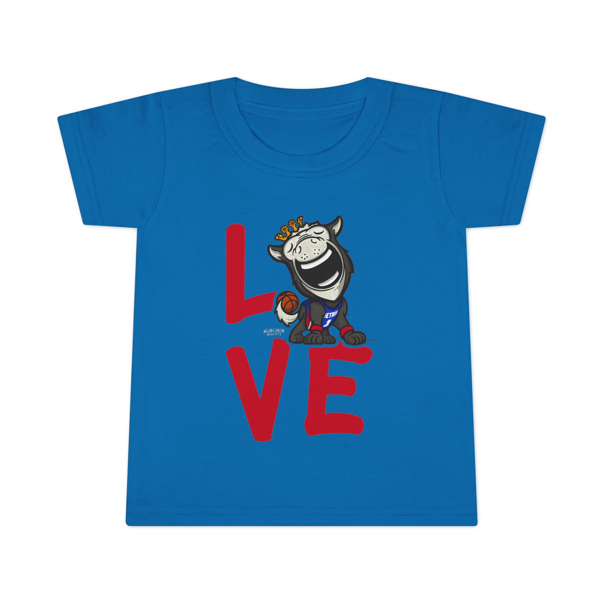 Toddler T-shirt - LOVE - Lil' Hooper DET Basketball