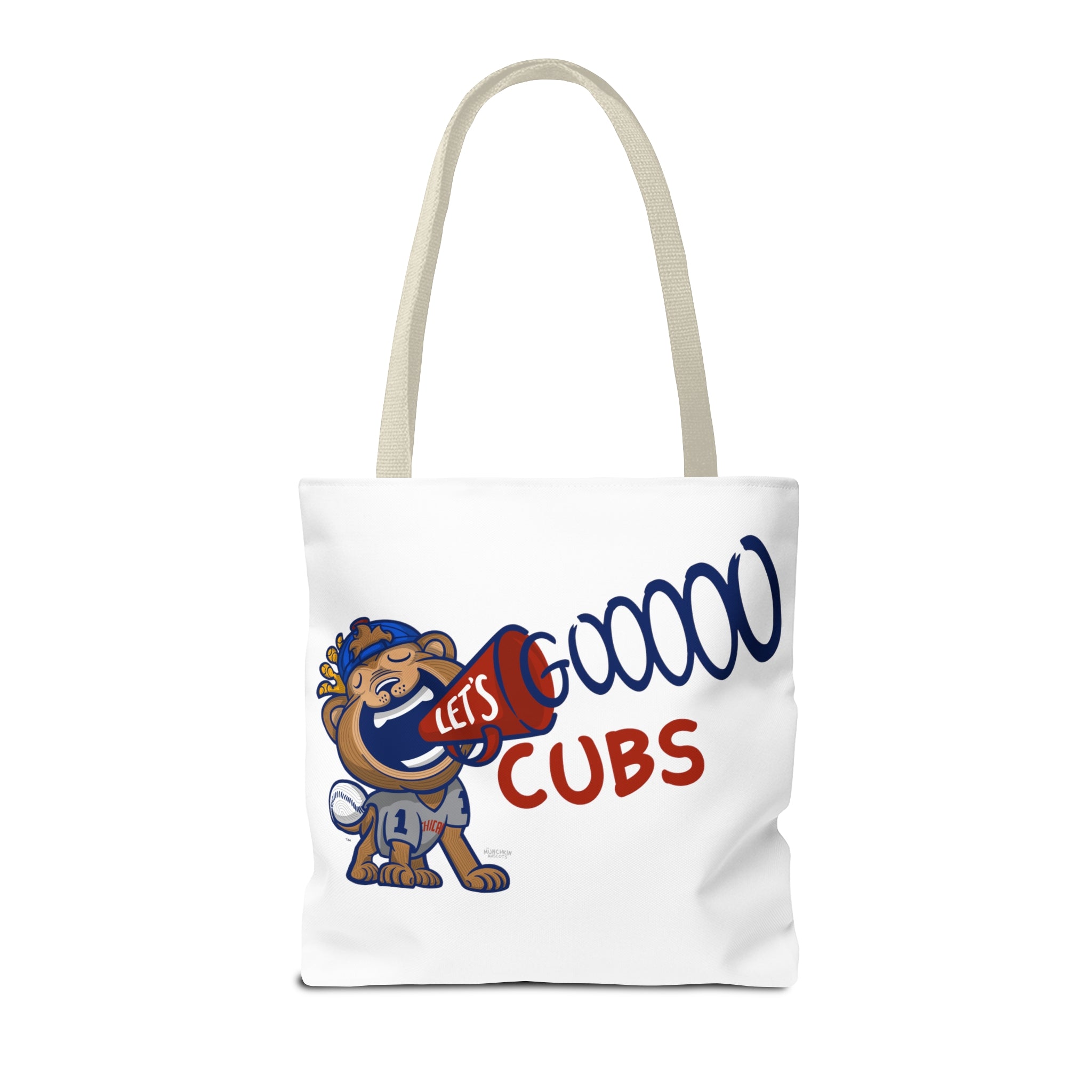 Tote Bag (AOP) - LOVE + Lets Go - Lil' Clark CHI Baseball