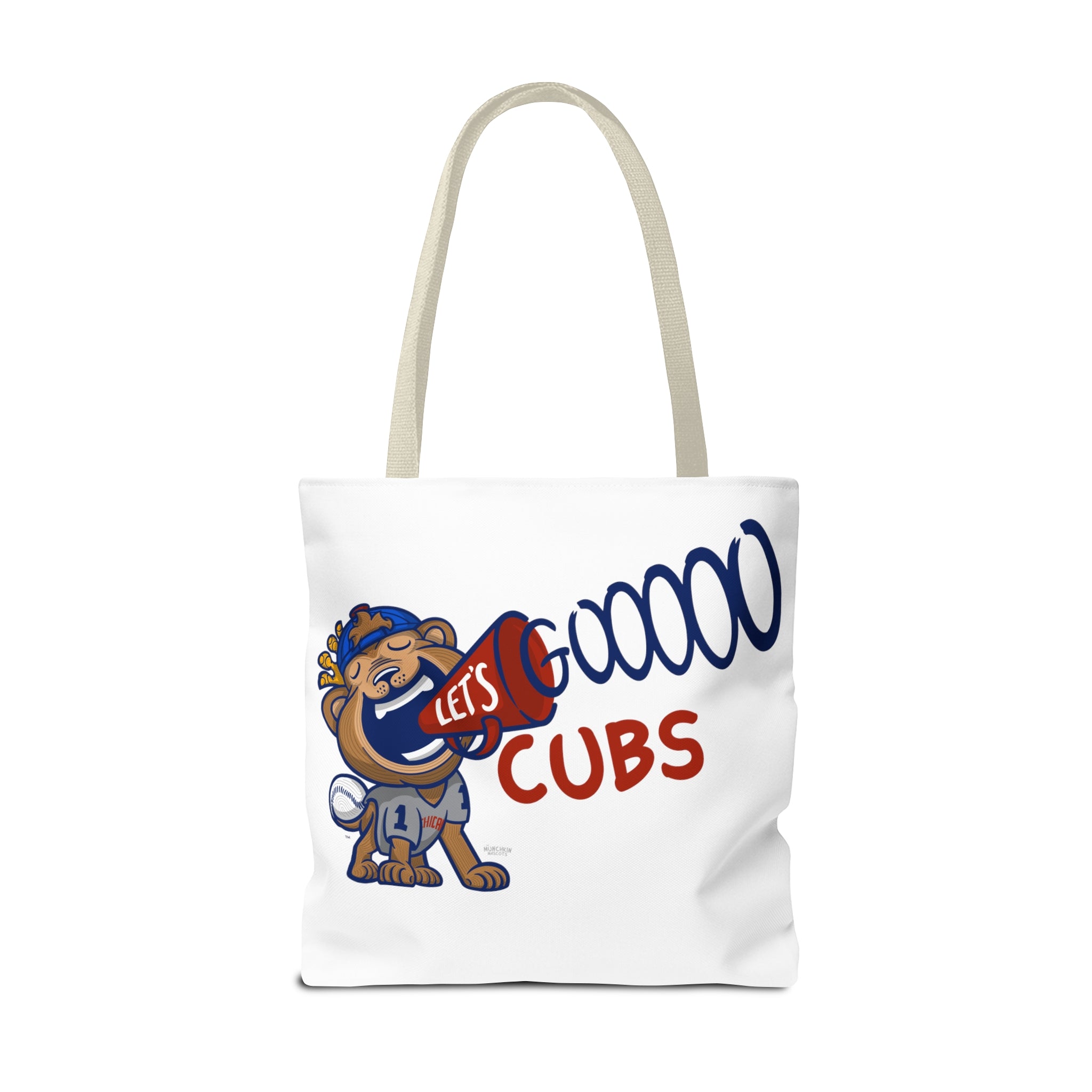 Tote Bag (AOP) - LOVE + Lets Go - Lil' Clark CHI Baseball