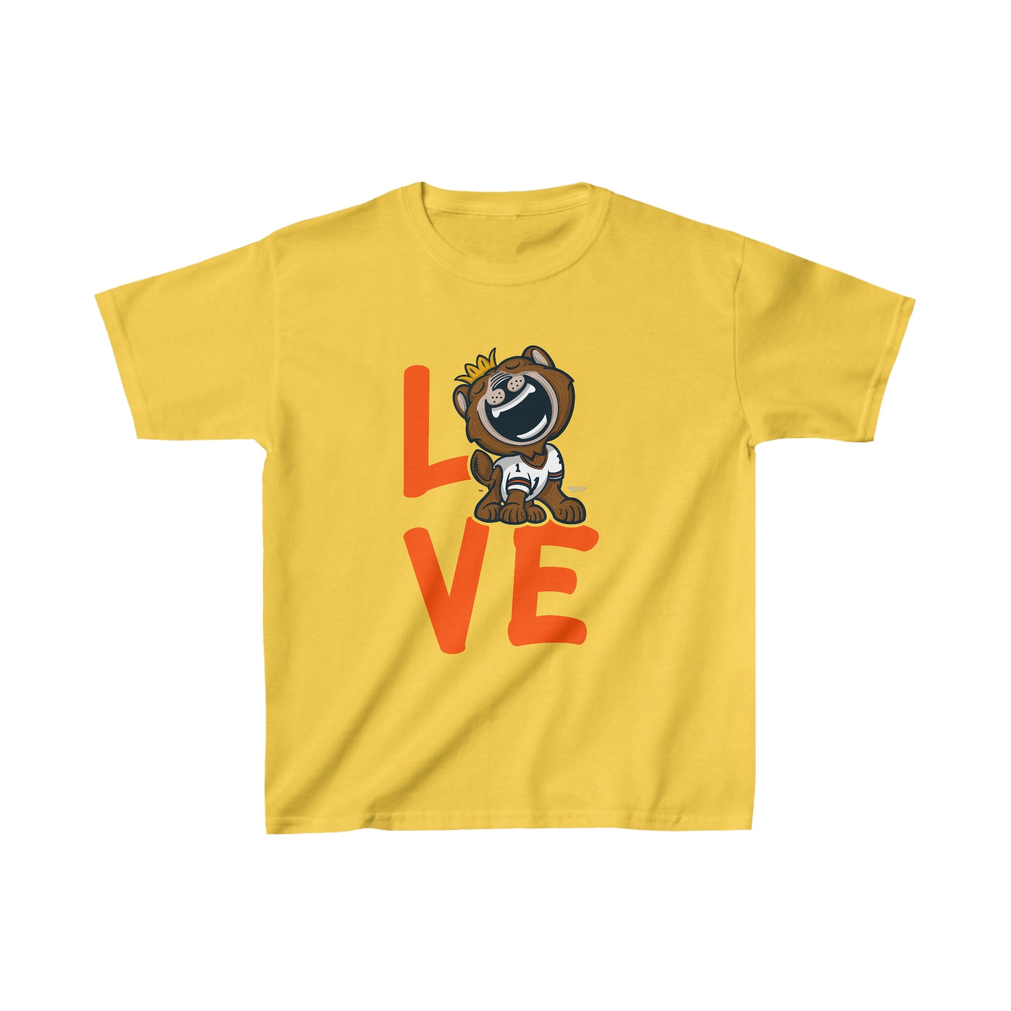 Kids Heavy Cotton™ Tee - LOVE - Lil' Staley CHI Football