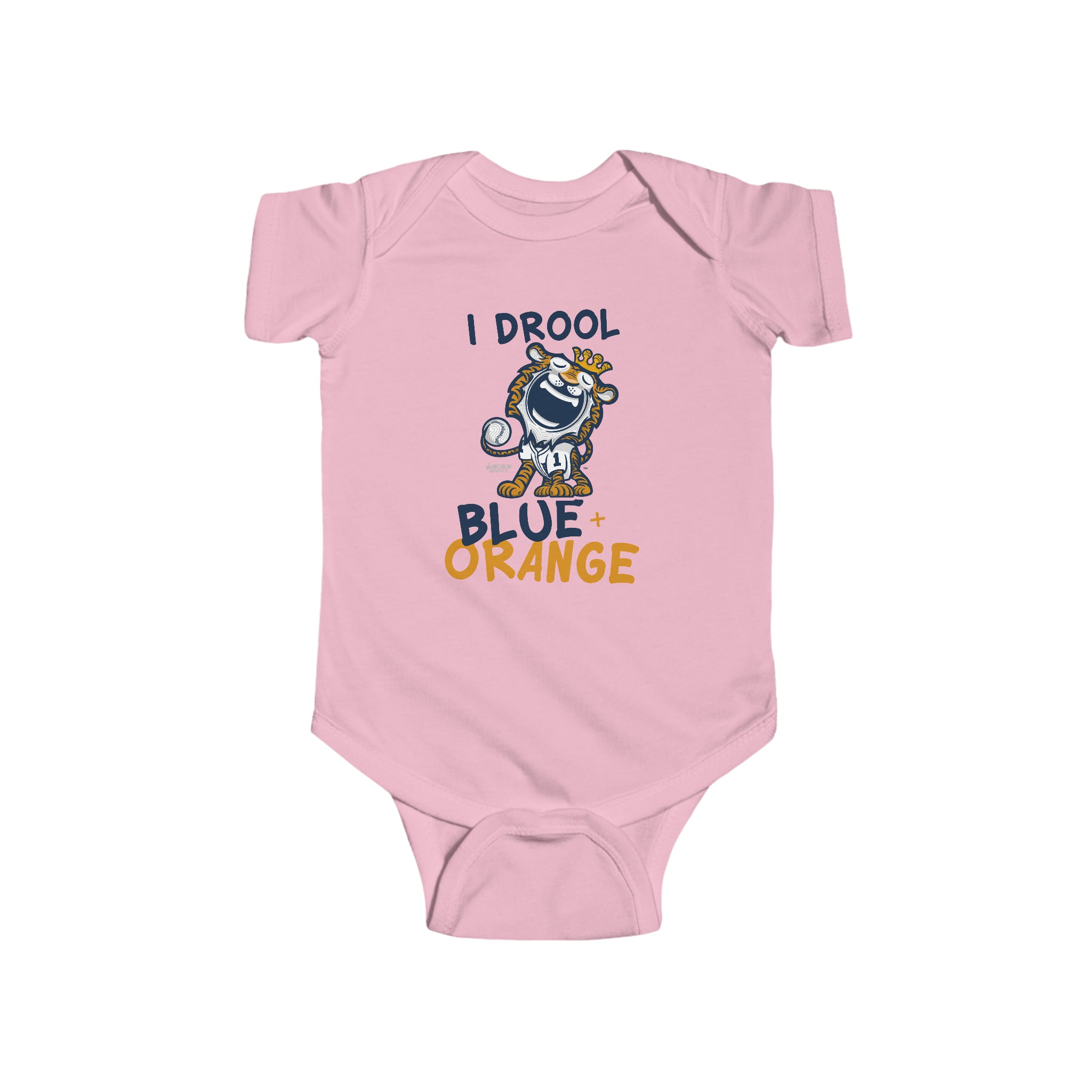 Infant Fine Jersey Bodysuit - I Drool - Lil' Paws DET Baseball