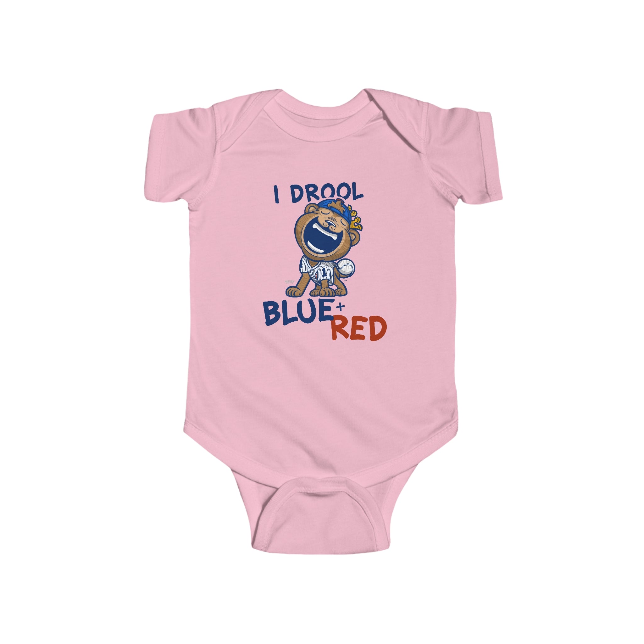 Infant Fine Jersey Bodysuit - I Drool - Lil' Clark CHI Baseball