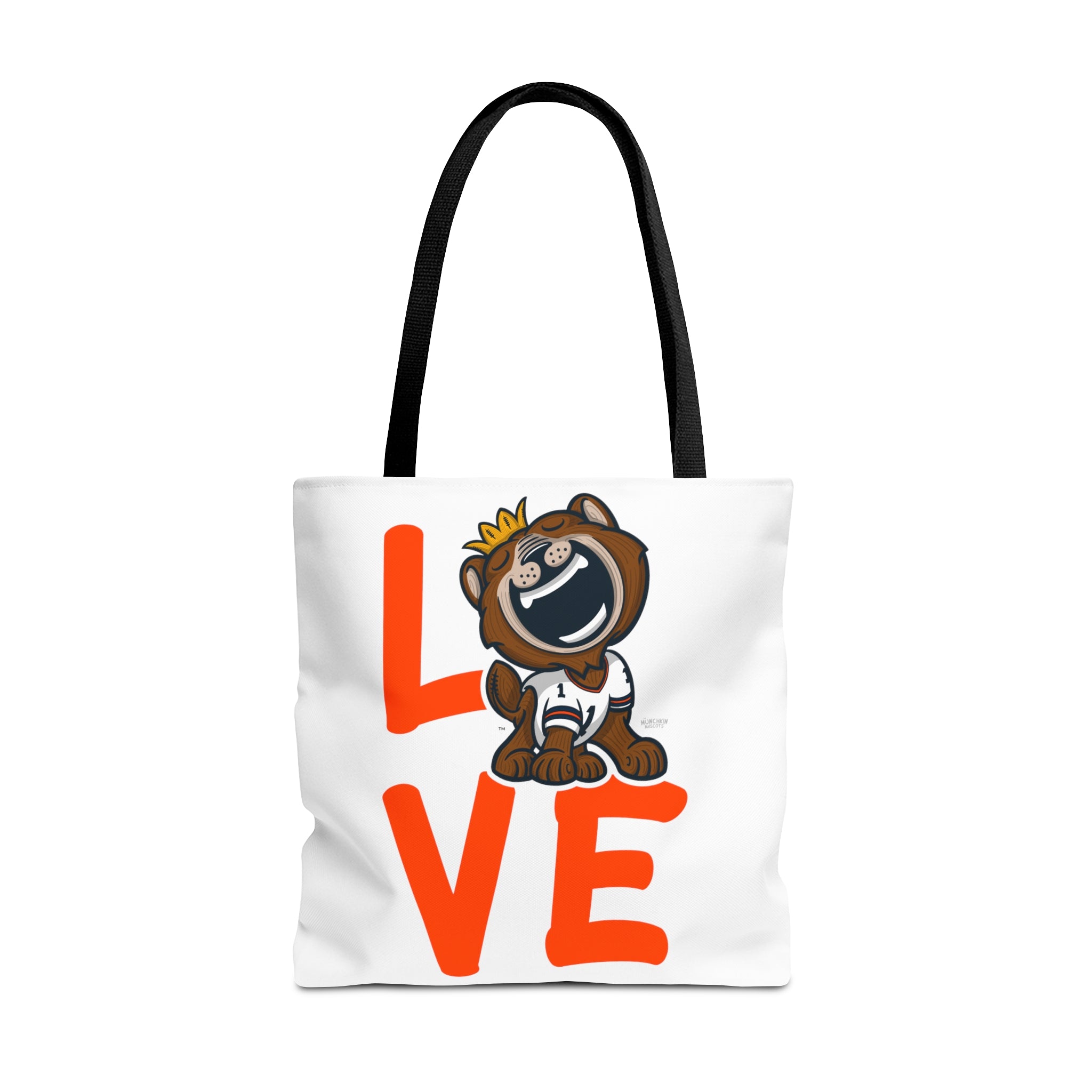 Tote Bag (AOP) - LOVE + Lets Go - Lil' Staley CHI Football