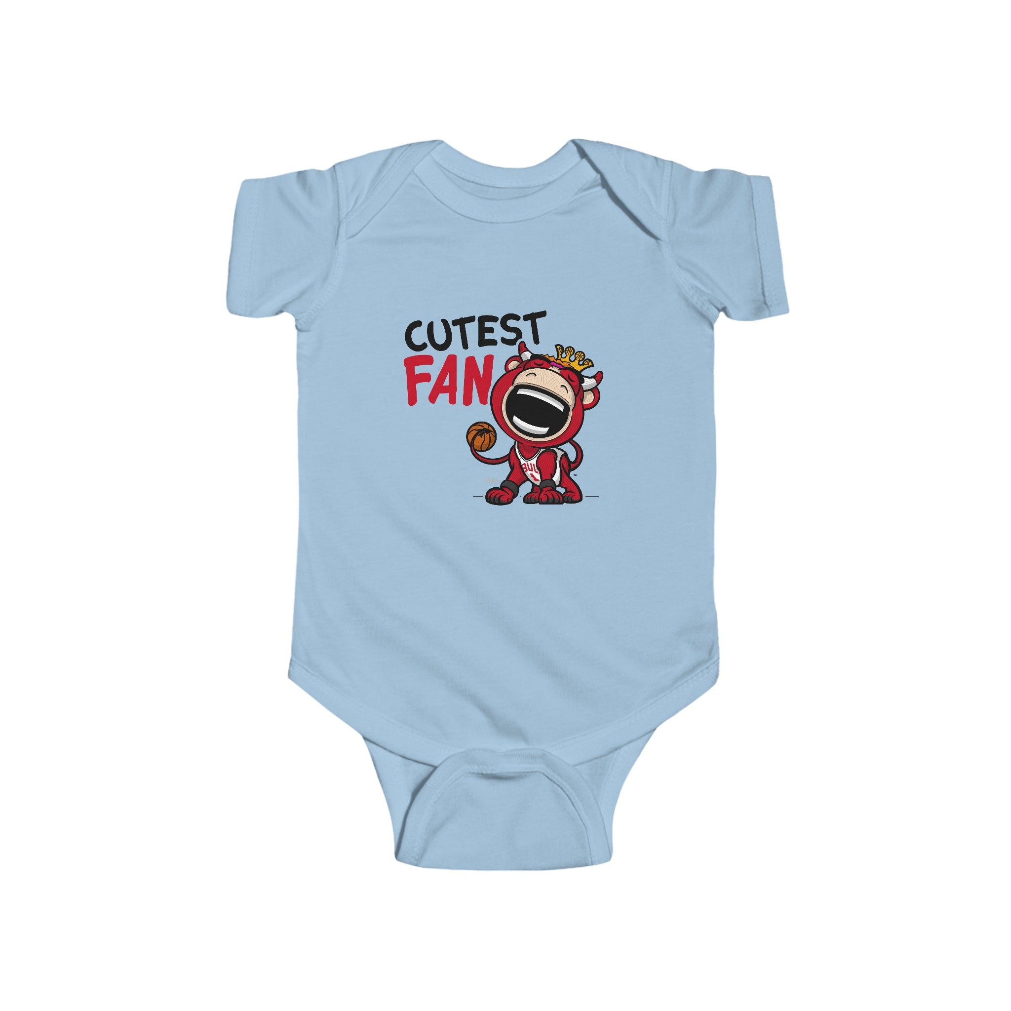 Infant Fine Jersey Bodysuit - Cutest Fan - Lil' Benny CHI Basketball