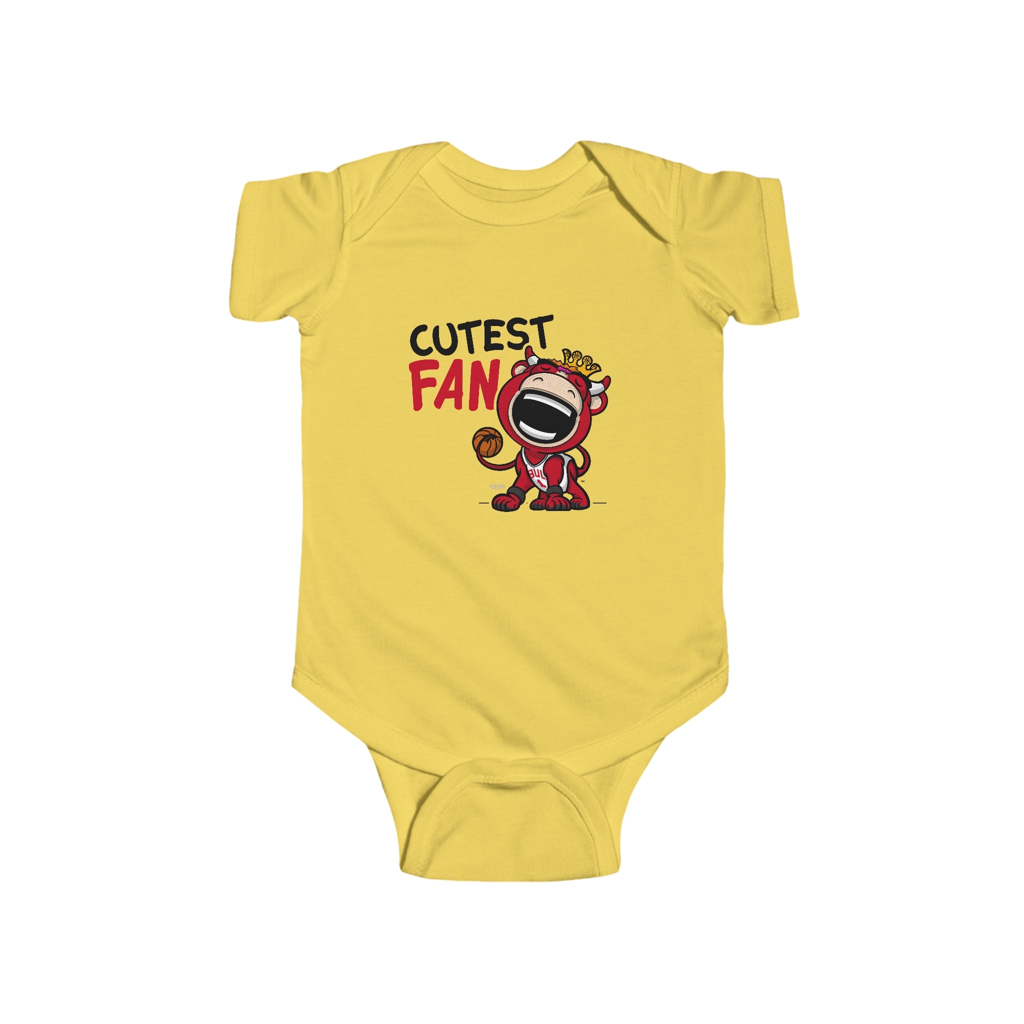 Infant Fine Jersey Bodysuit - Cutest Fan - Lil' Benny CHI Basketball