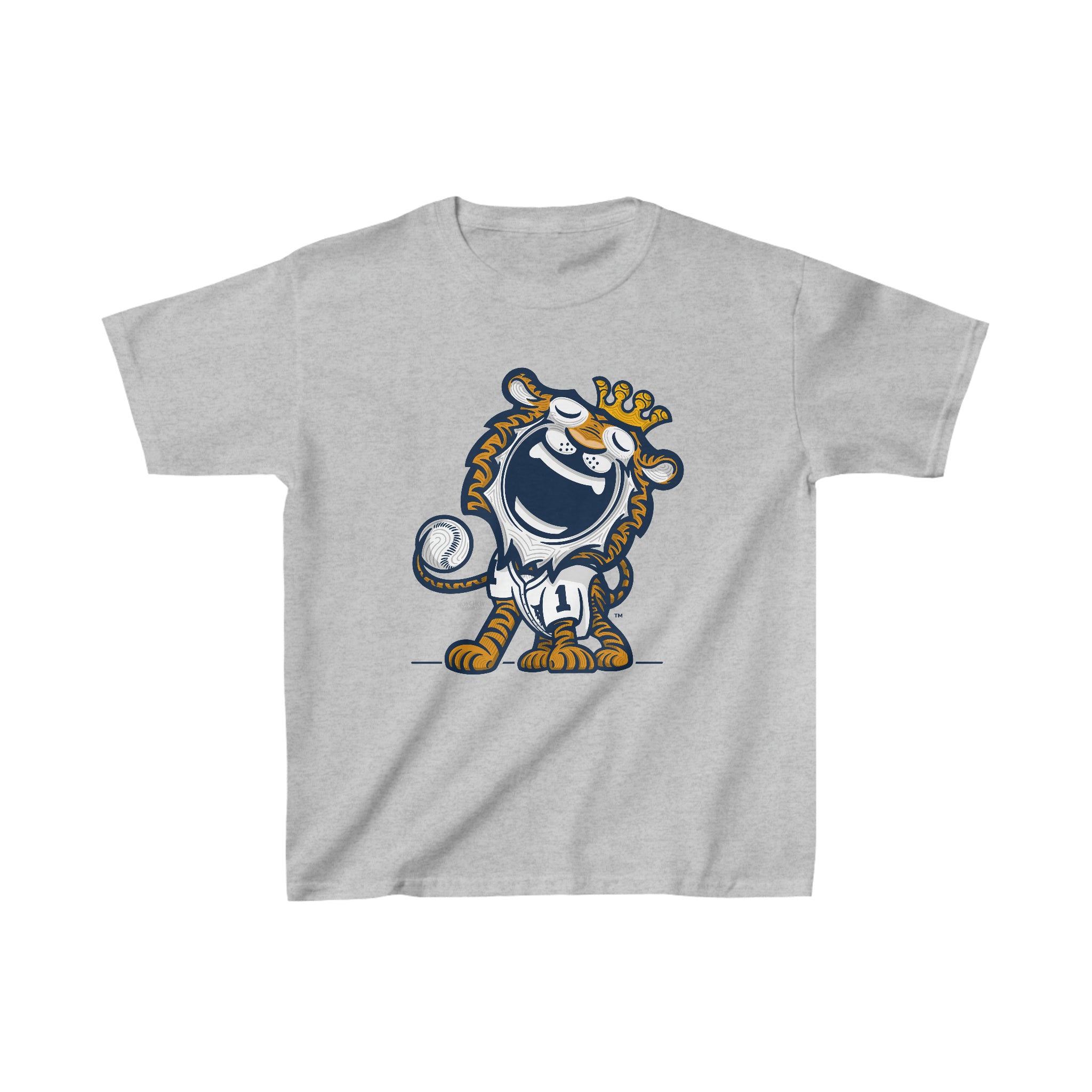 Kids Heavy Cotton™ Tee - Home Jersey - Lil' Paws DET Baseball