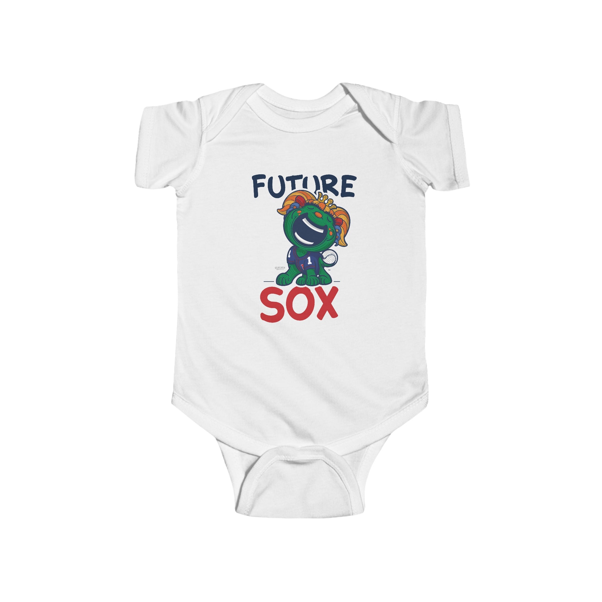 Infant Fine Jersey Bodysuit - Future Sox - Lil' Miss Tessie BOS Baseball